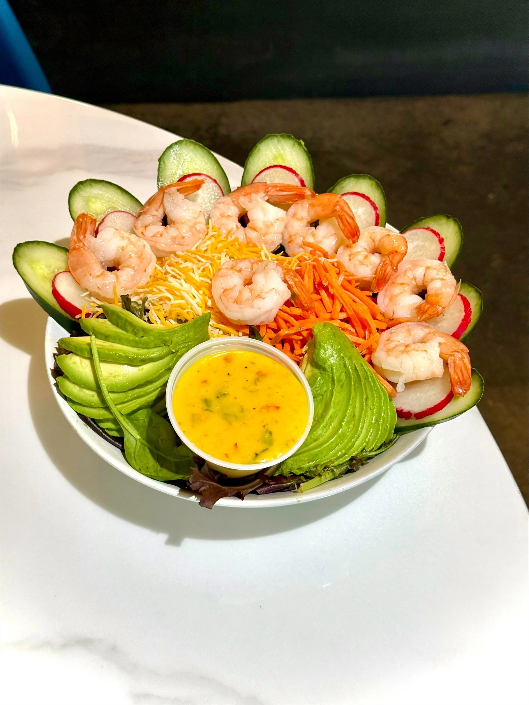 New Mango &amp; Shrimp Salad + Specialty Tacos