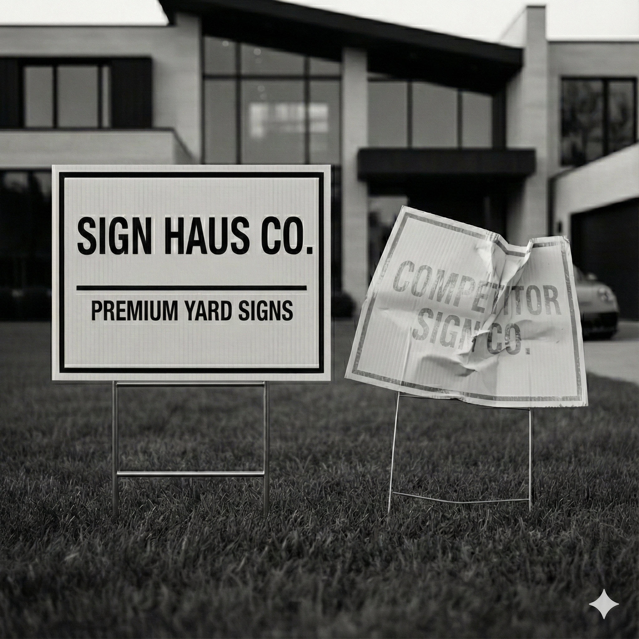 Minimalist website design for small business shown on laptop screen featuring clear typography.