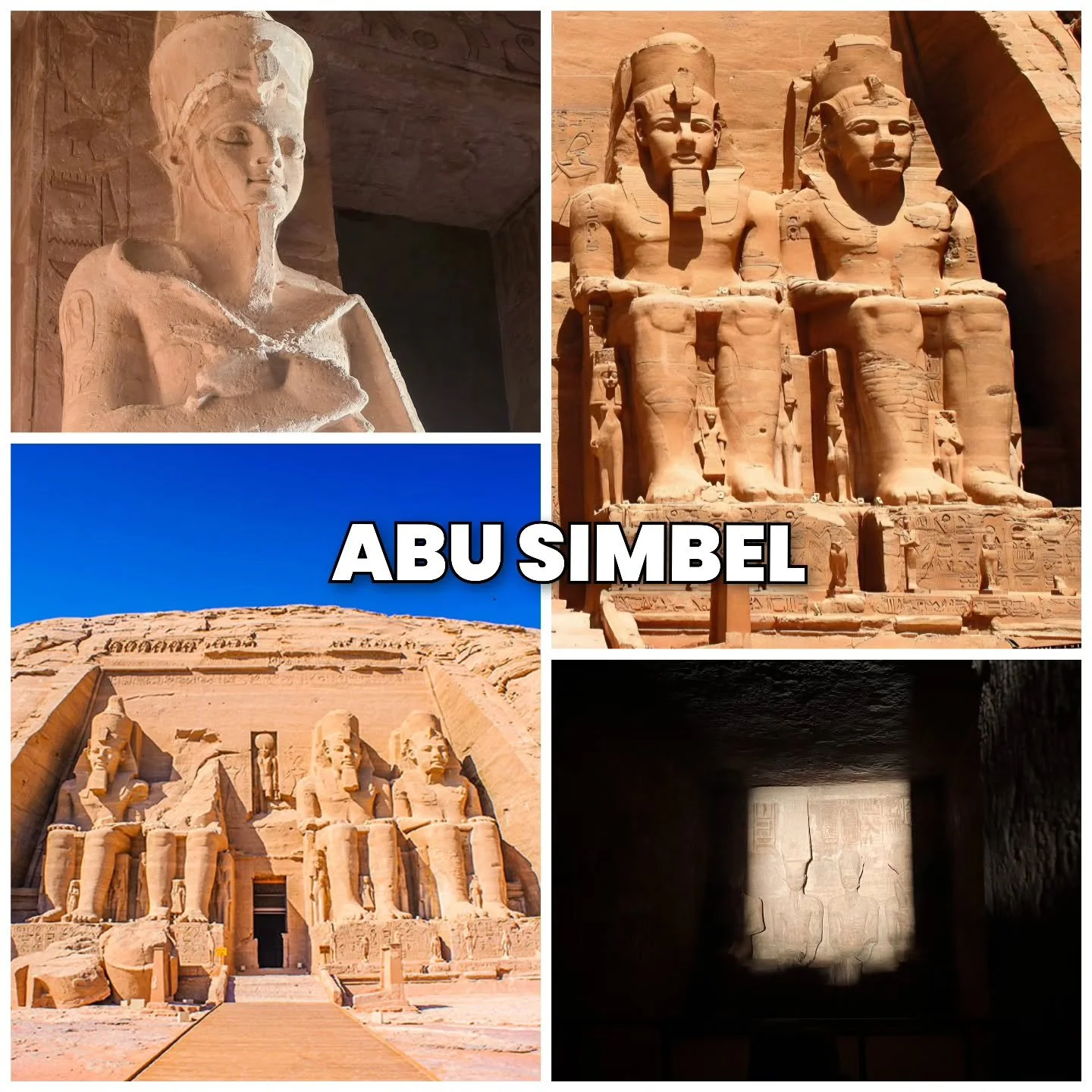 There are temples in Egypt, and then there is Abu Simbel.

Carved into the cliffs along Lake Nasser, these monumental temples stand as one of the most extraordinary achievements of the ancient world. The scale, the symmetry, the precision. It is some