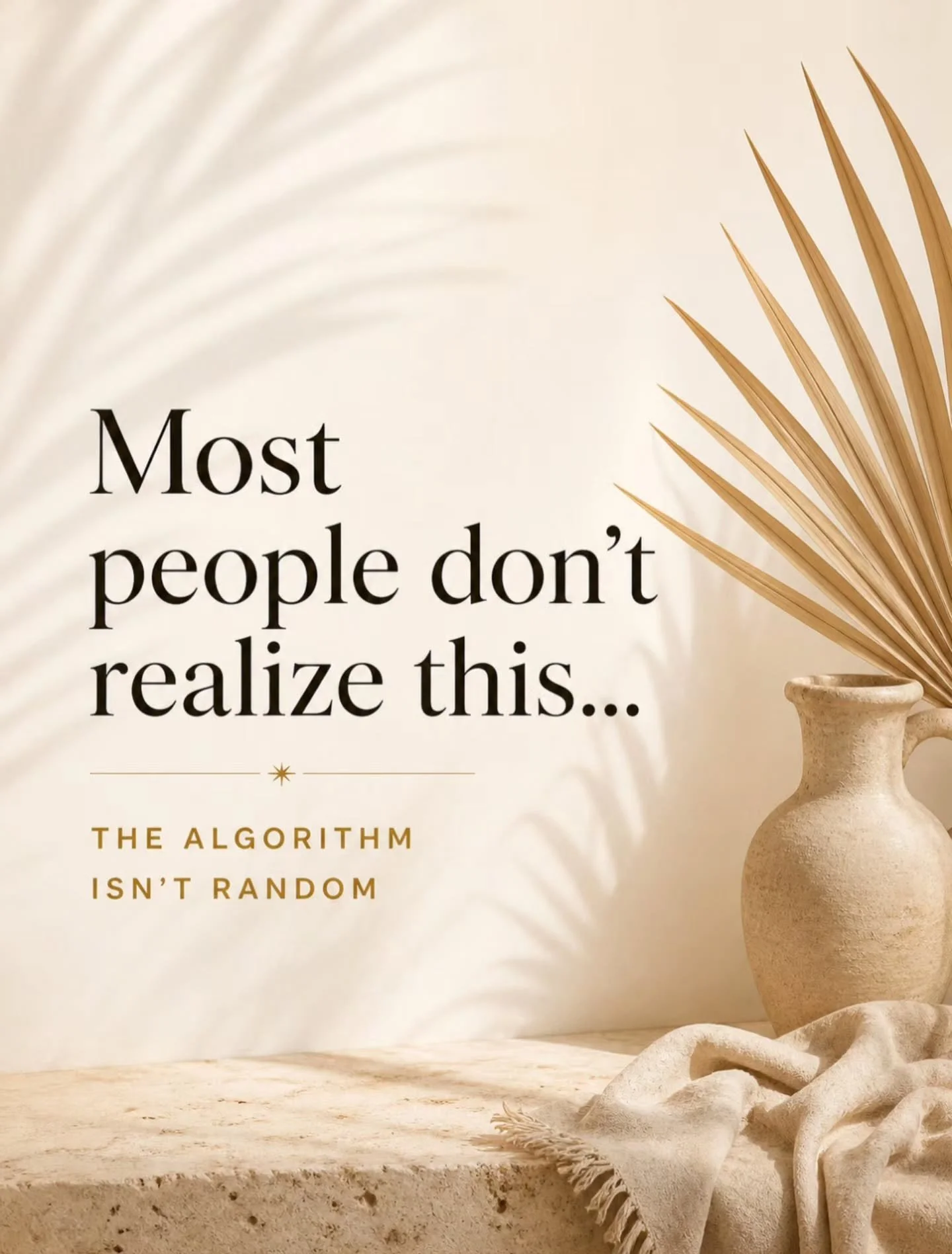Most people think growing on Instagram is about posting more&hellip;

But it&rsquo;s actually about alignment.

If your content is for one type of person,
but your engagement is all over the place&hellip;

You&rsquo;re confusing the algorithm.

And m