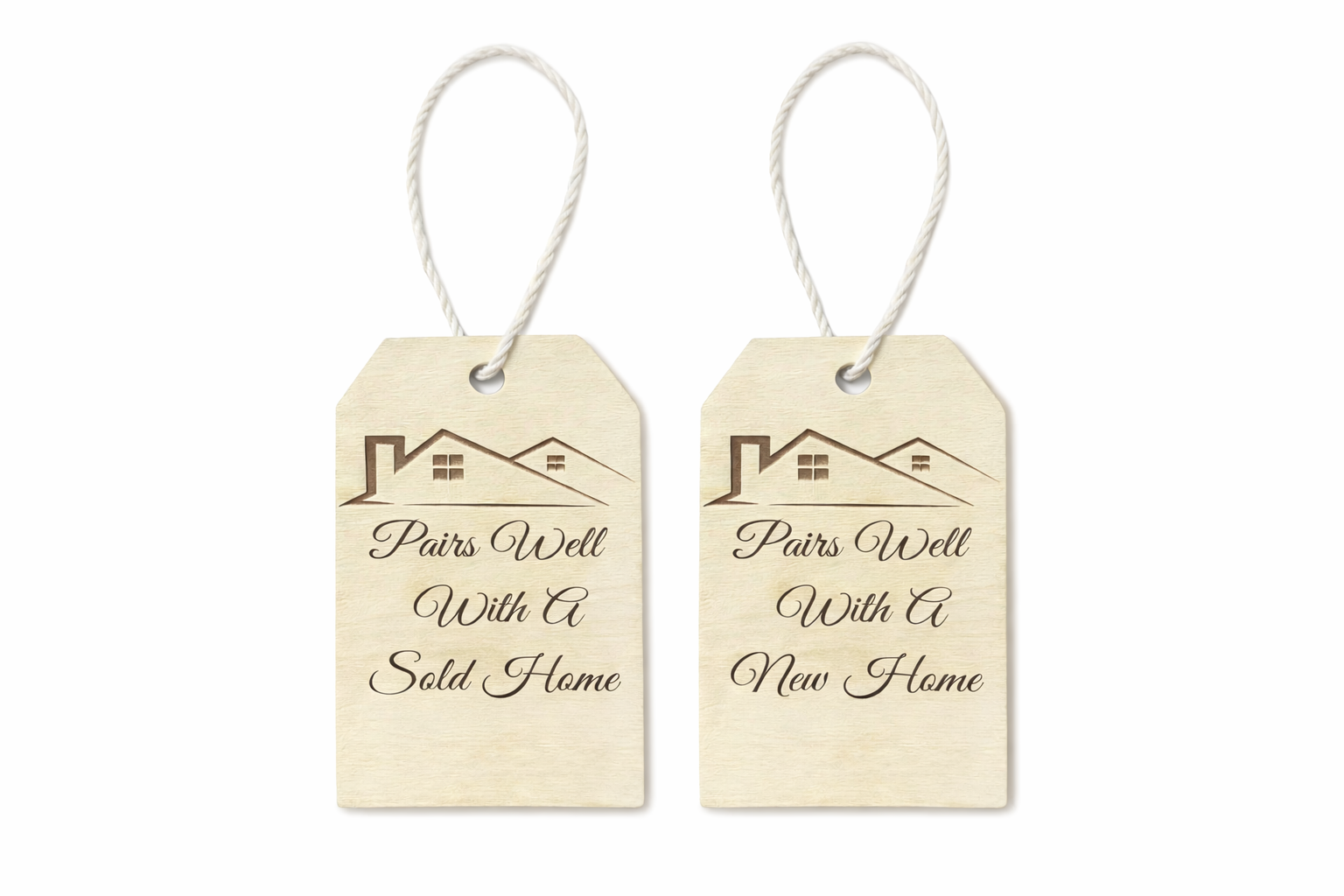 Custom Engraved Wood Wine Tags
