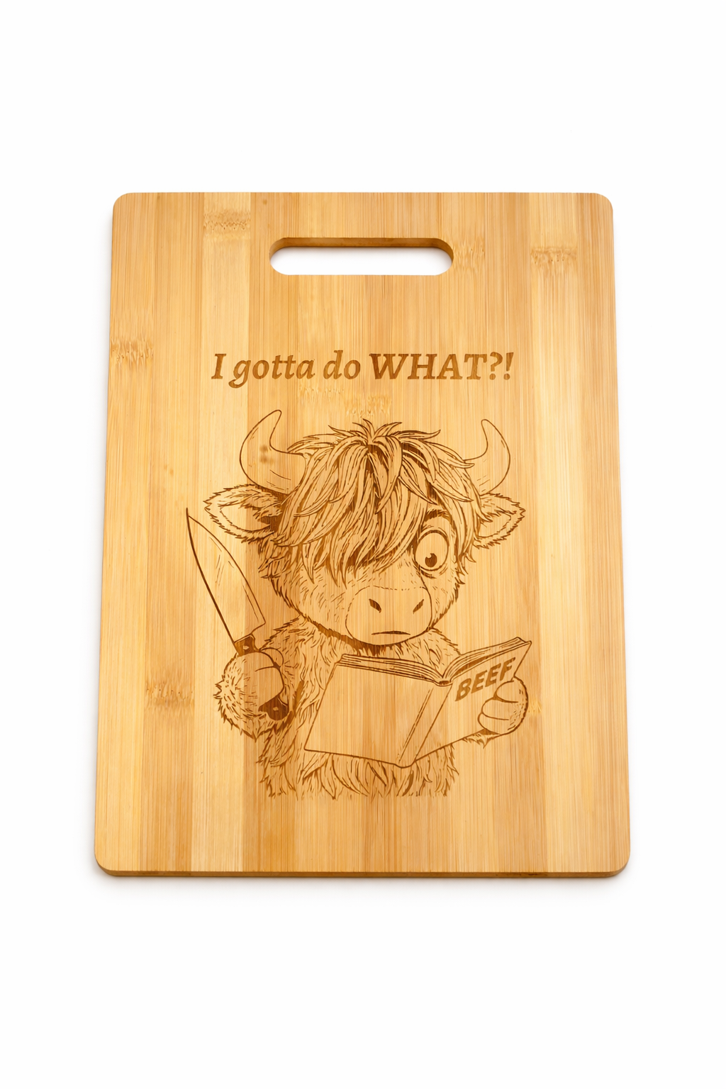 Engraved Bamboo Cutting Board