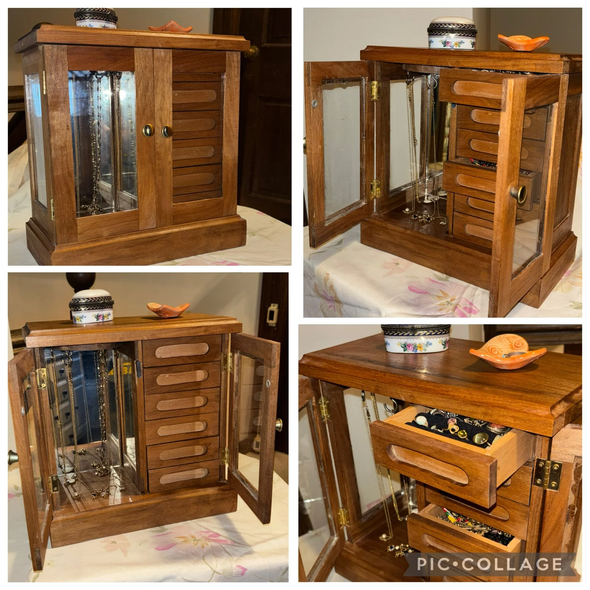 Jewelry Box (African Walnut/Curly Maple)