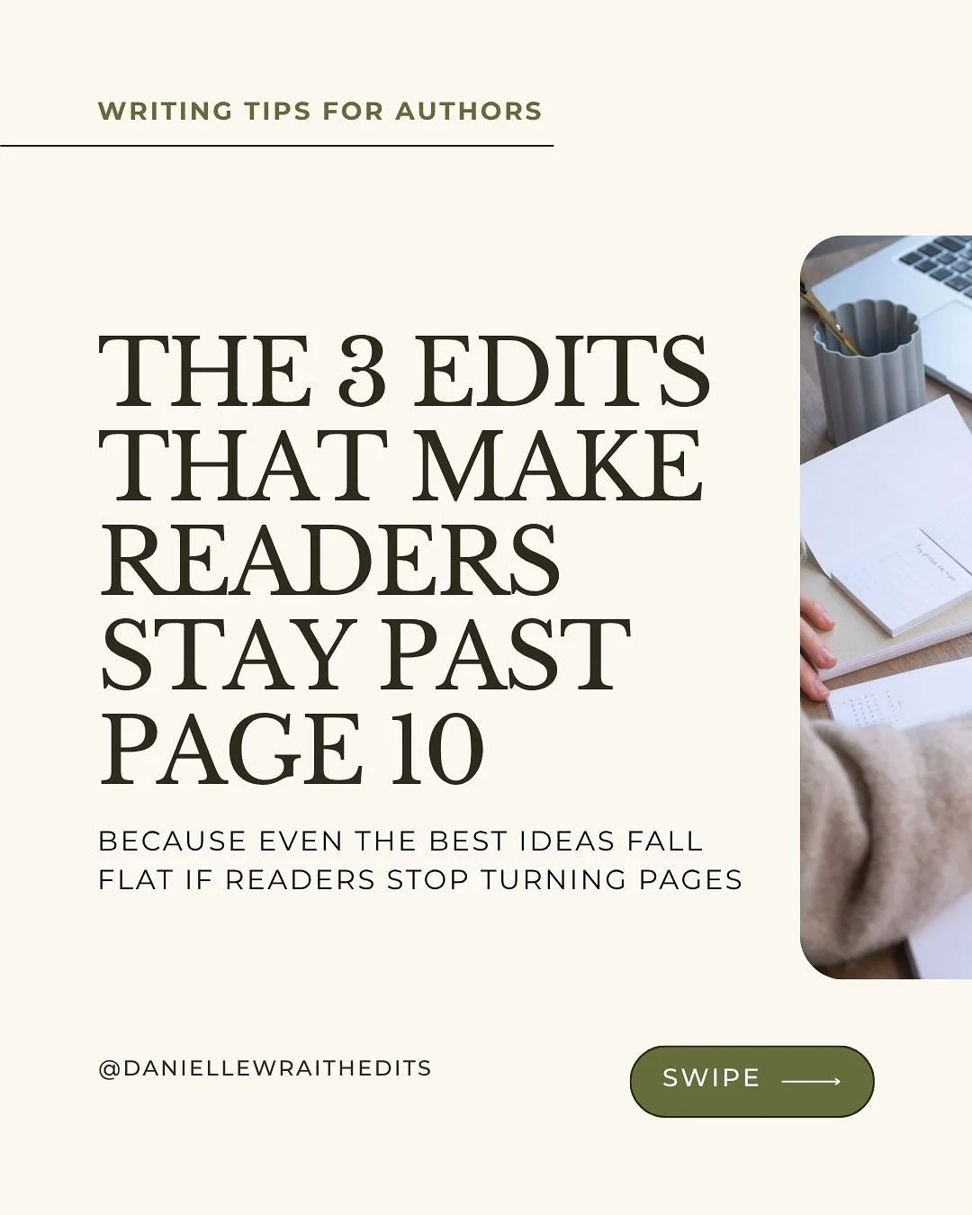 Your first ten pages can make or break your book, not just for readers, but for agents, reviewers, and even your own momentum as a writer.

Here&rsquo;s the truth. Editing isn&rsquo;t just about grammar. It&rsquo;s about holding attention.

These thr