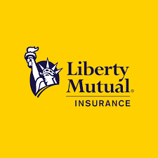 Liberty Mutual Insurance logo on a yellow background