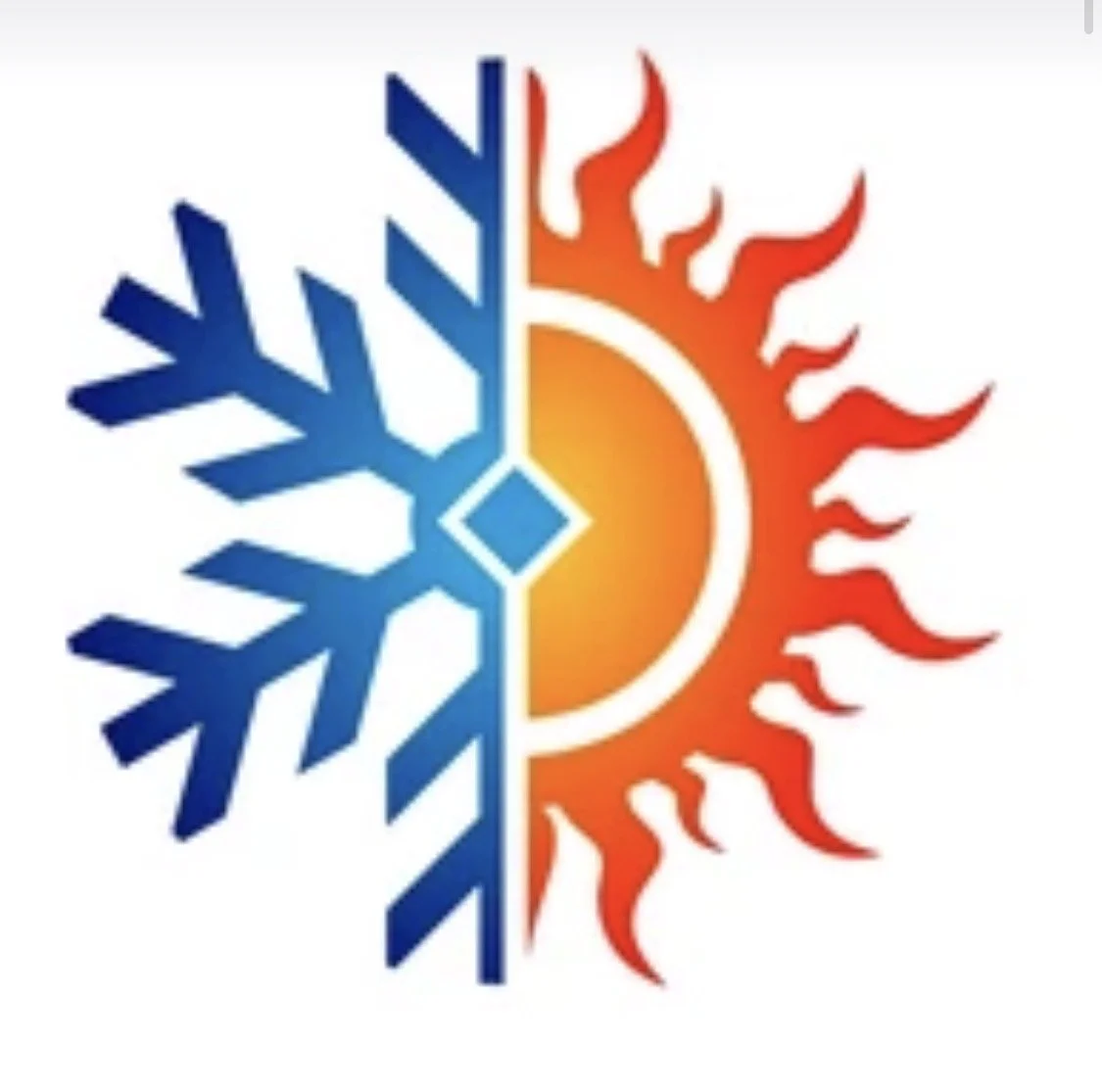 Heating and air symbol