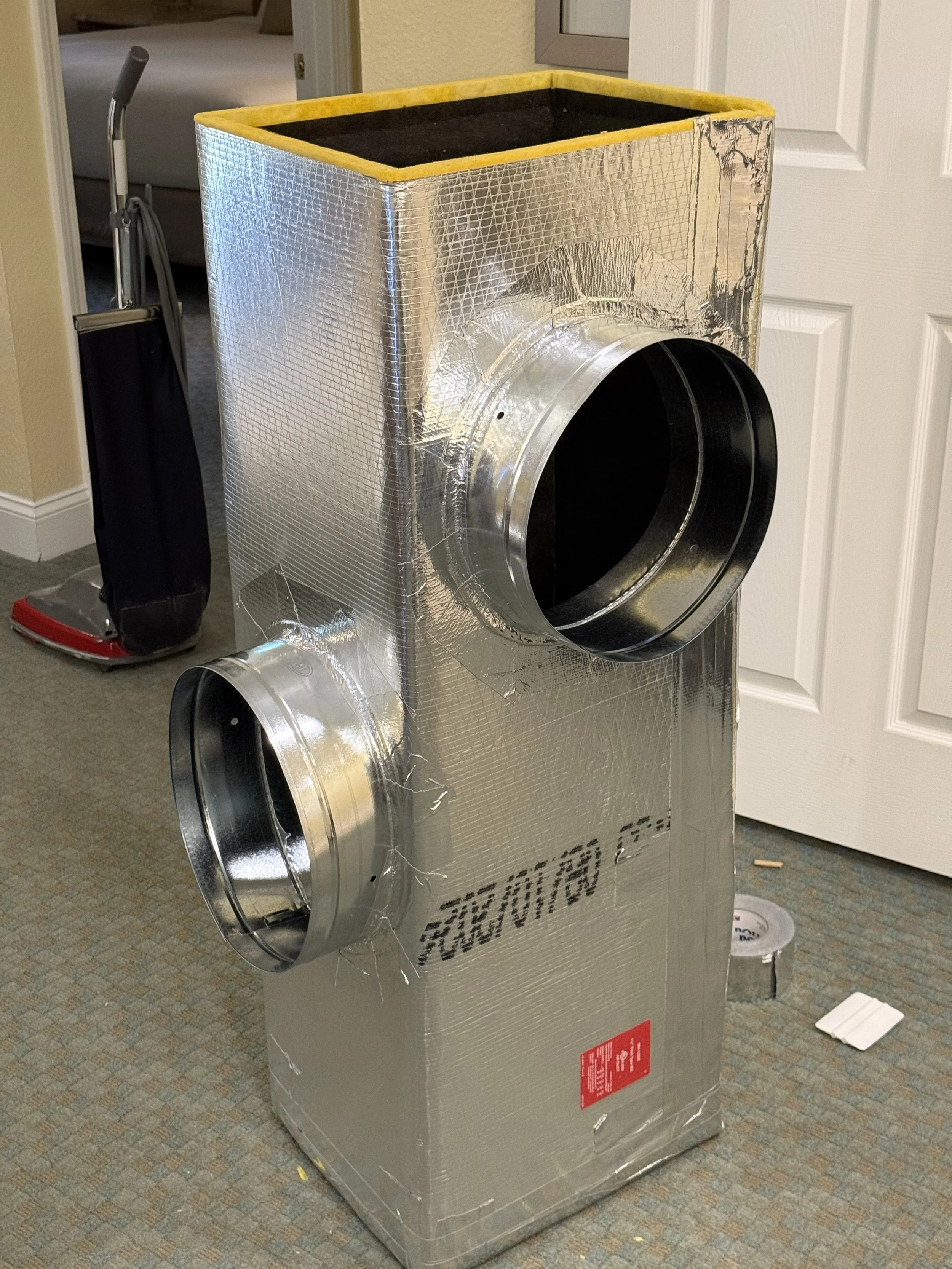 New duct board plenum