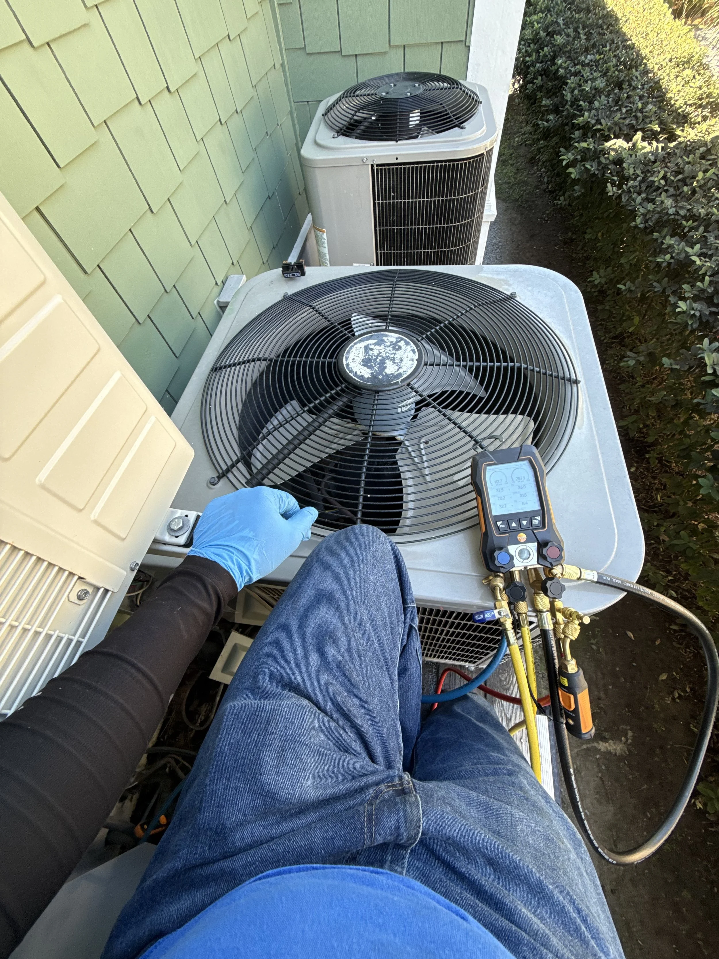 Heat Pump and Gauges