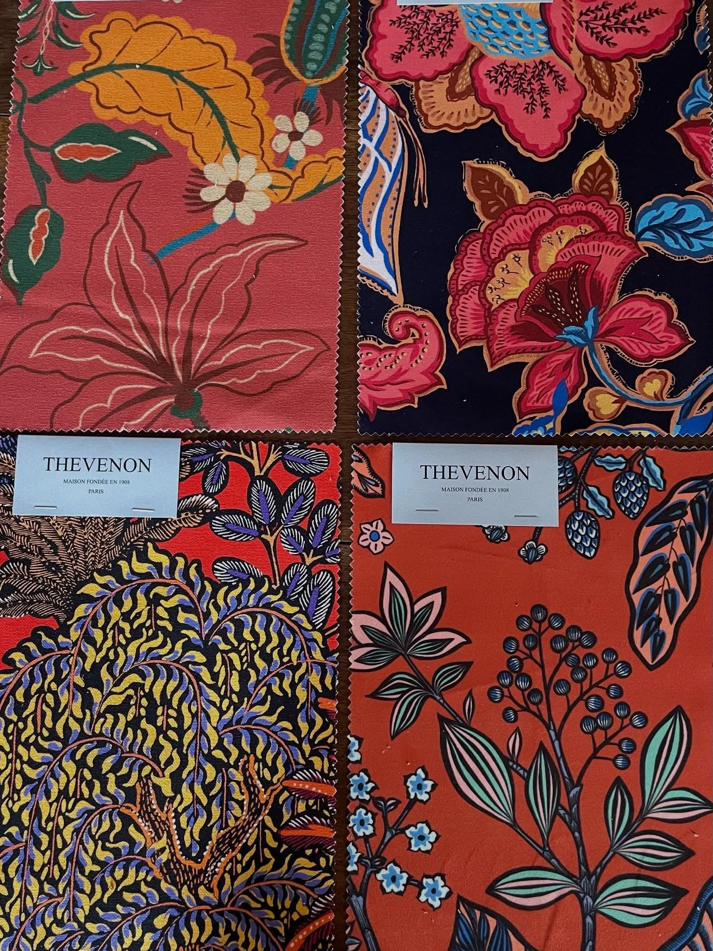 #floral #maisonthevenon #thevenon Le motif floral par la Maison Thevenon