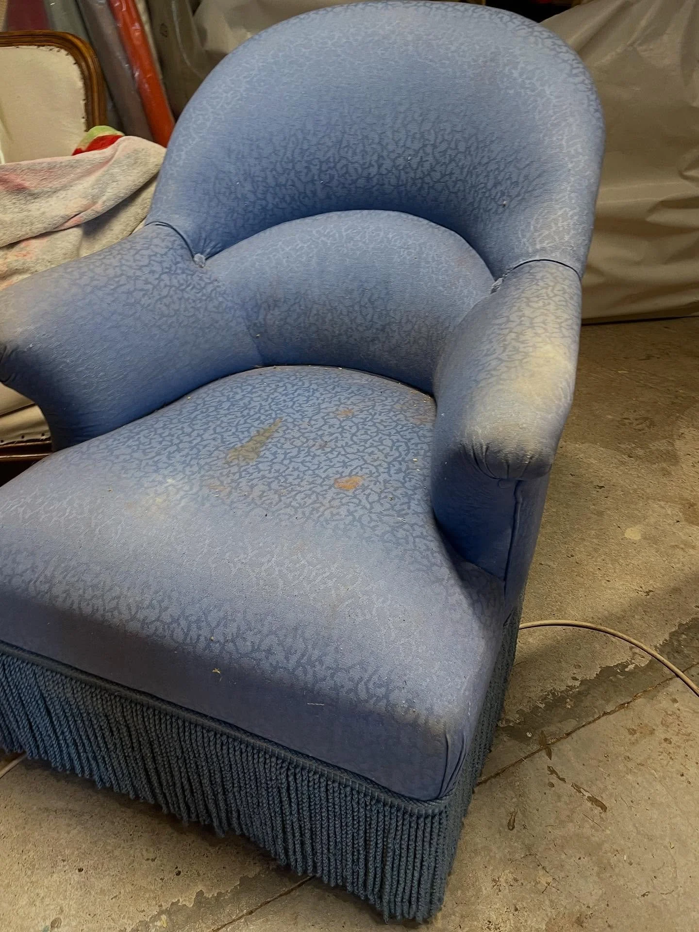 Beau crapaud recouvert de blanc velours Casal Amara easyclean aquaclean