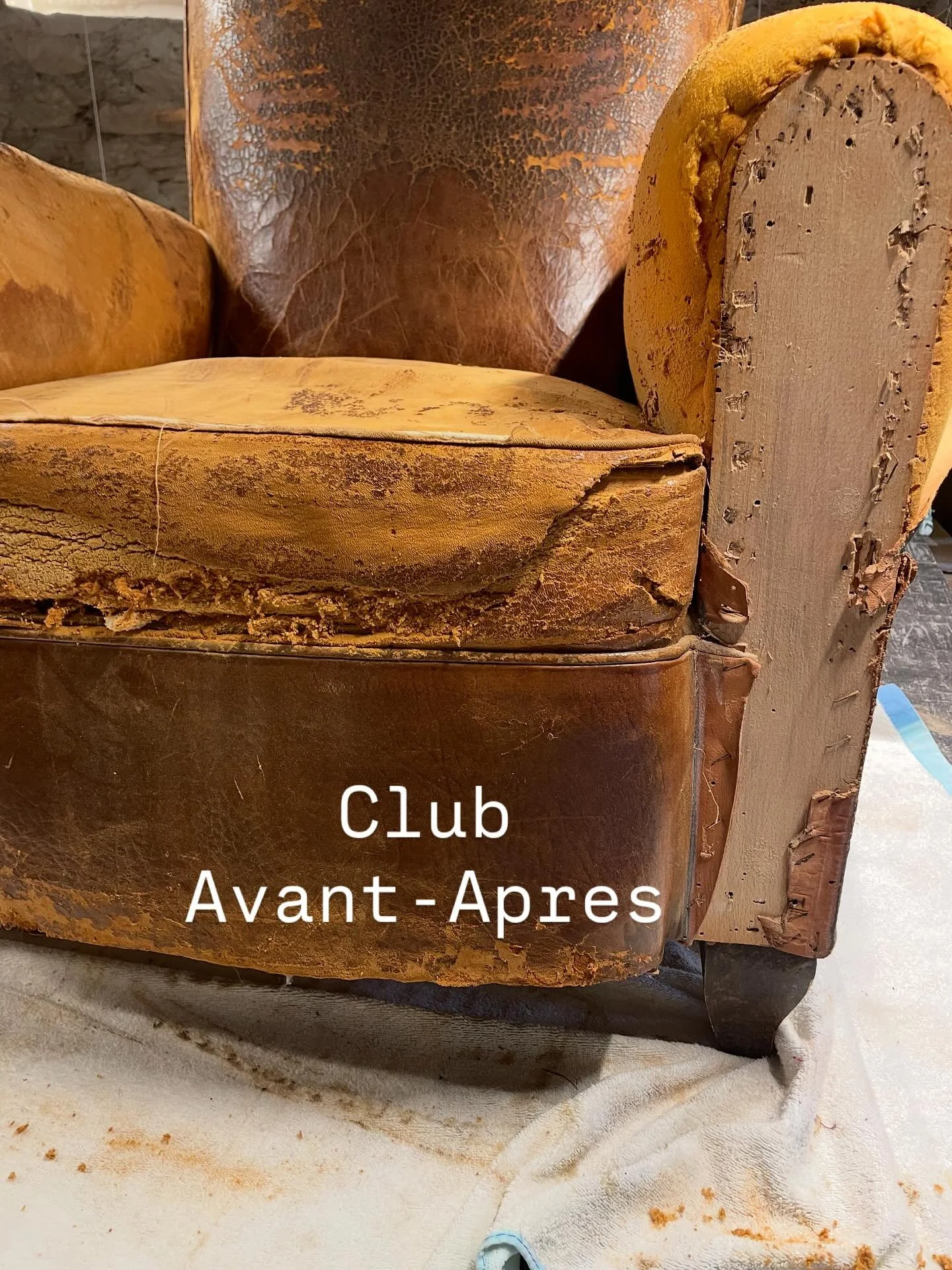 #fauteuilclub #upholstered #skai