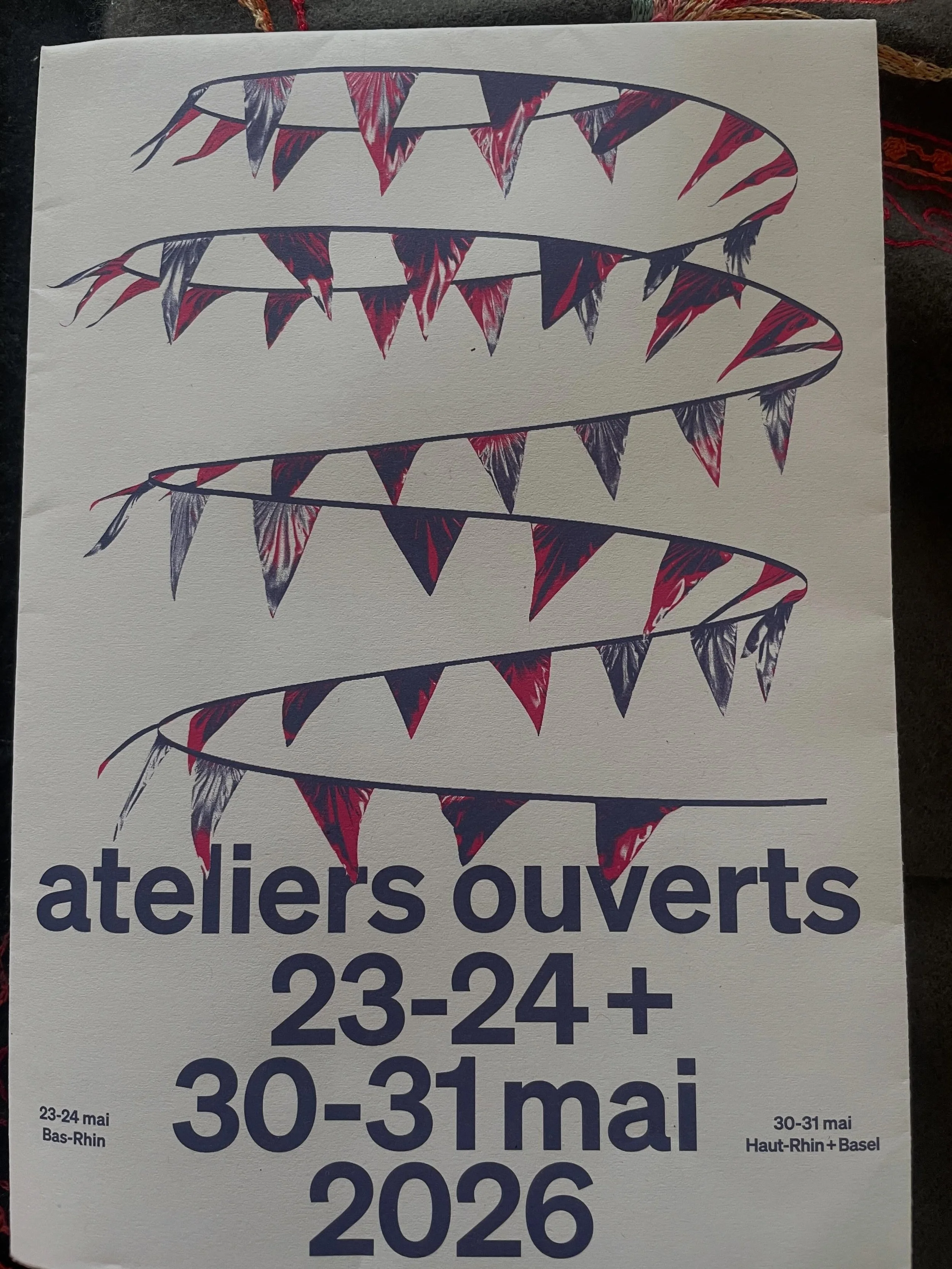 Vous &ecirc;tes tous invit&eacute;s &agrave; venir d&eacute;couvrir les ateliers de Strasbourg le 23 et 24 prochains &hellip; le notre est situ&eacute; au Parc Gruber 91D route des Romains
Bienvenus