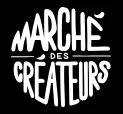 Logo du Marché des Créateurs avec texte stylisé en forme circulaire