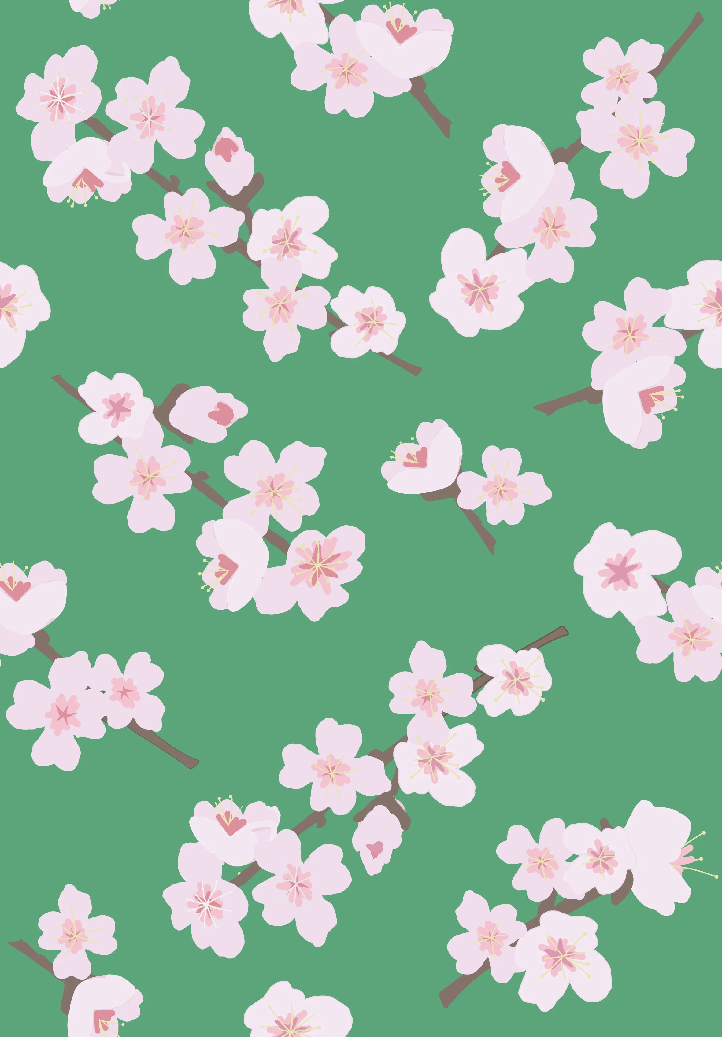 Final Cherry Blossoms Handdrawn on Green-02.jpg