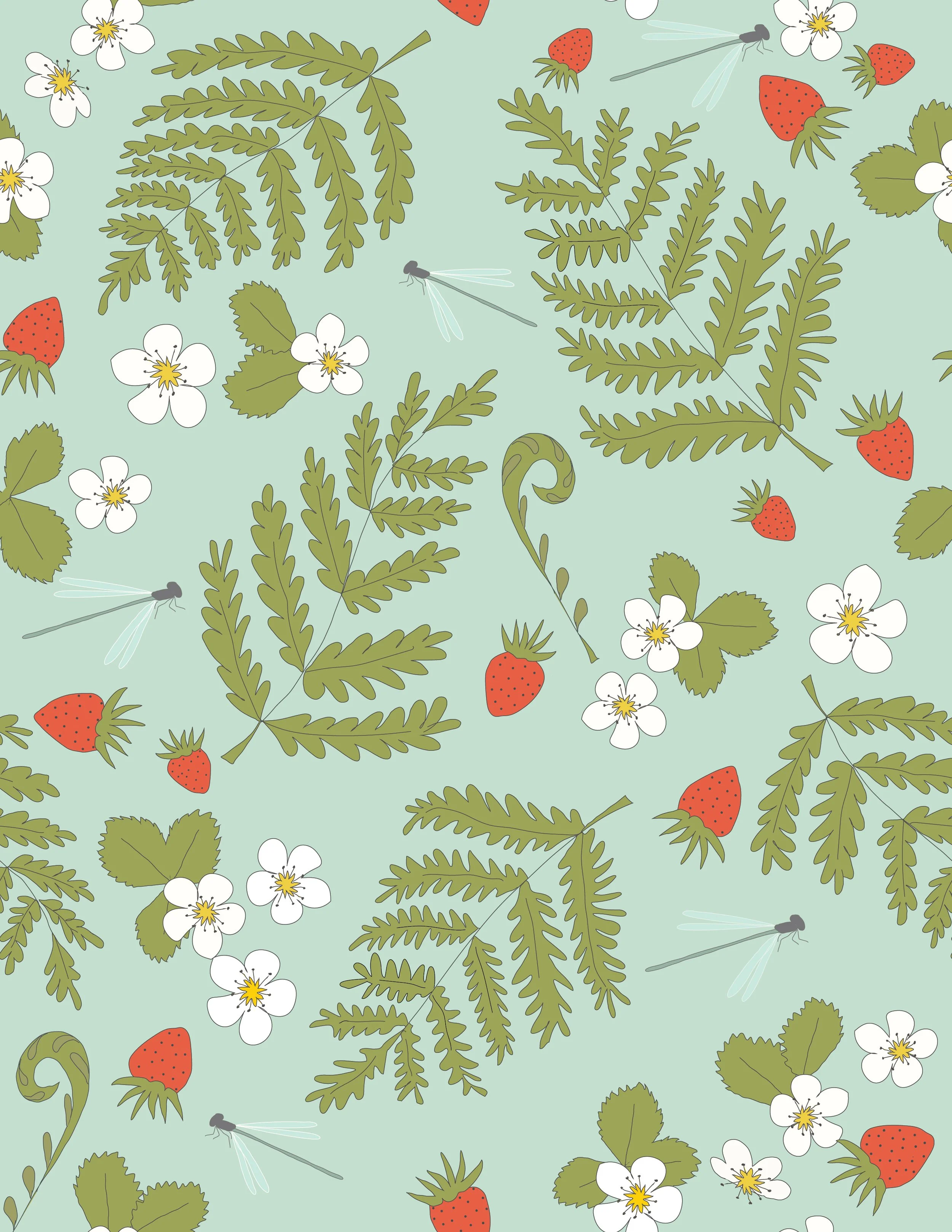 Wild ferns and strawberries.jpg