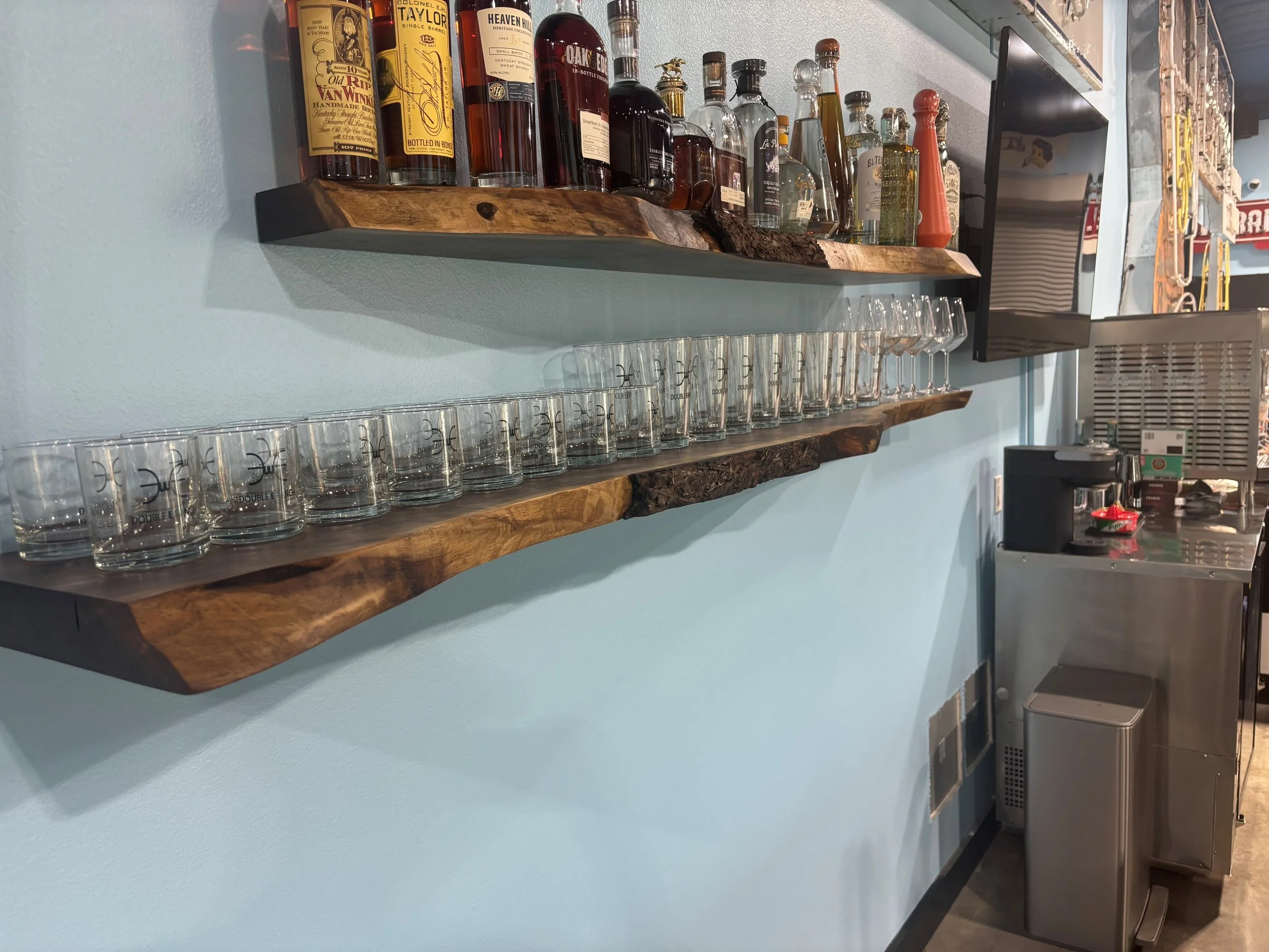 Black Walnut Shelving