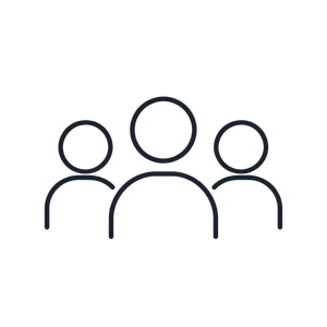Group of three people
