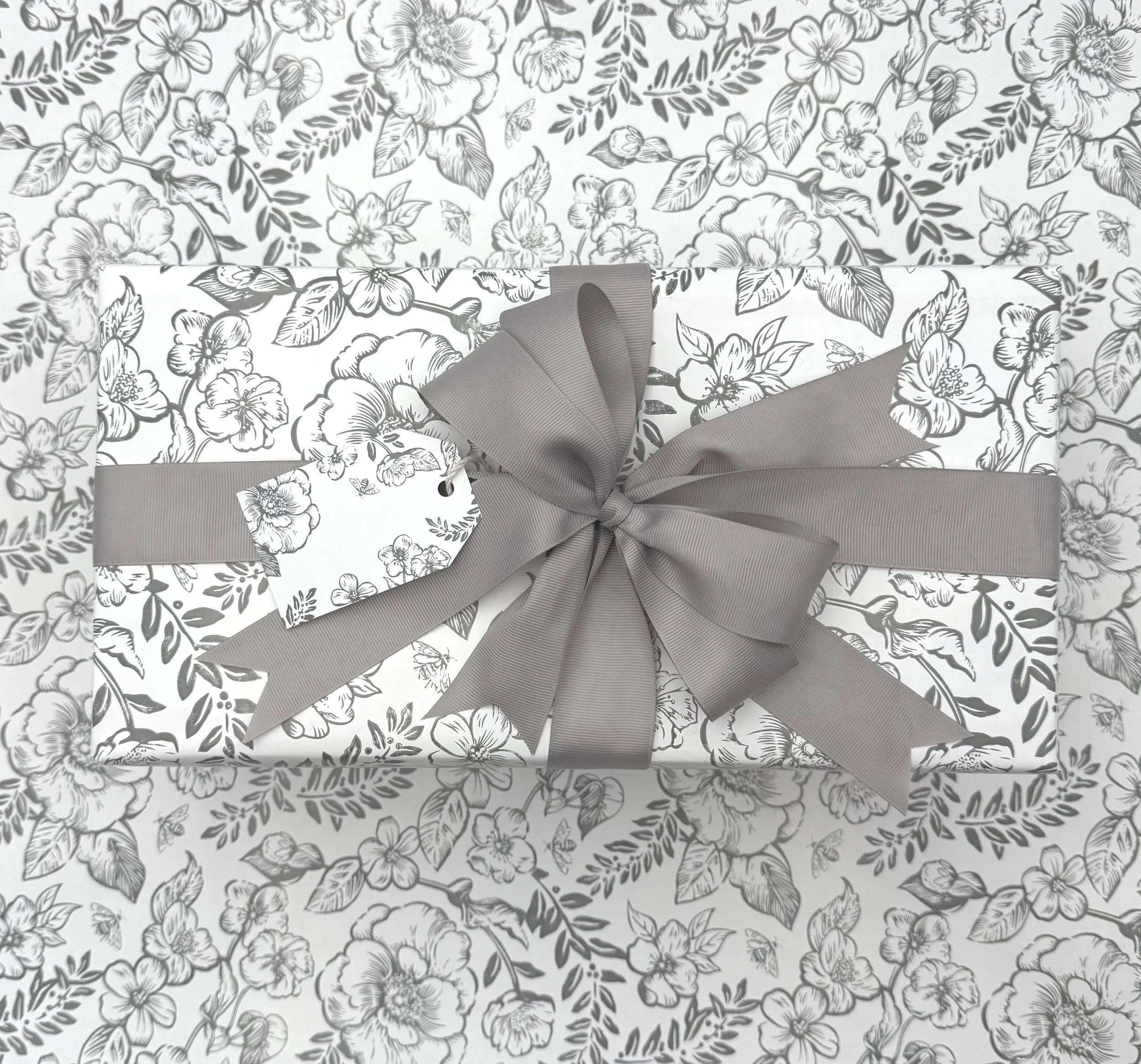 Slate Botanical Toile