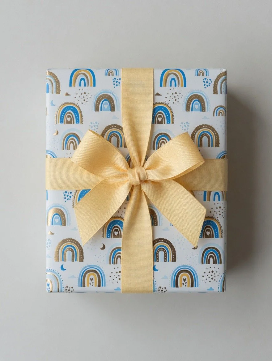 Blue & Gold Rainbow