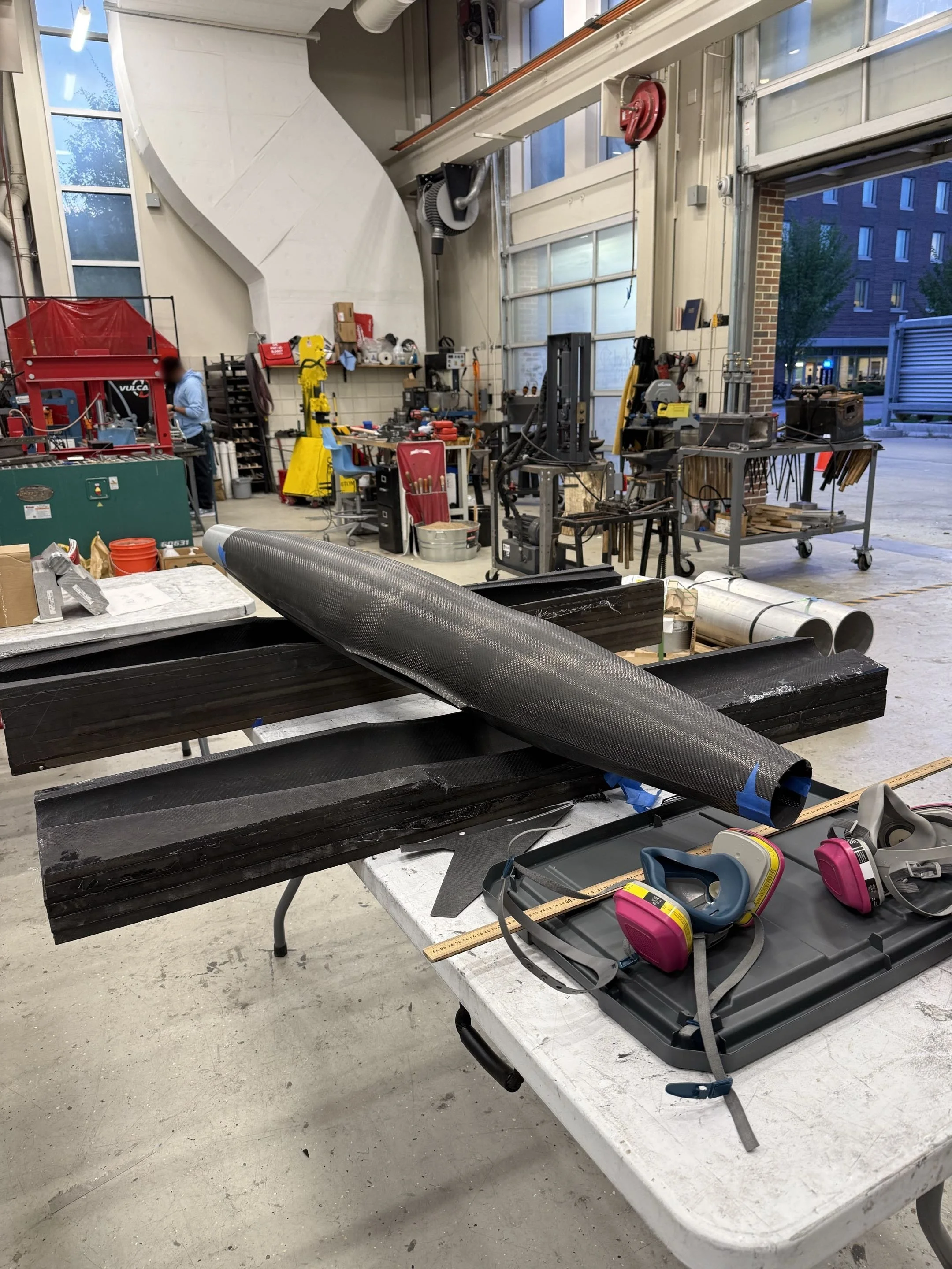 Prototype carbon fiber airframe