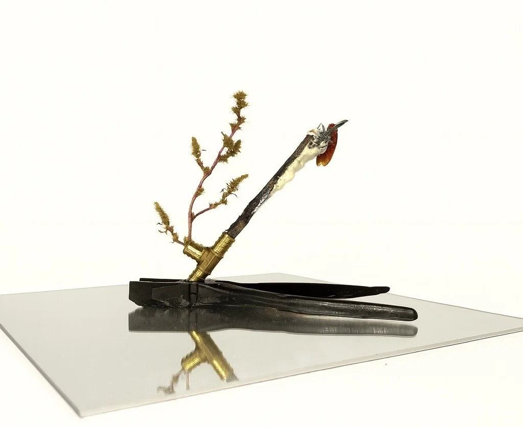 TwoSockJackpot, Wax pliers, weed, gold pebbles, spray foam, roach, pipe fitting, 6x4x8 in, 2025