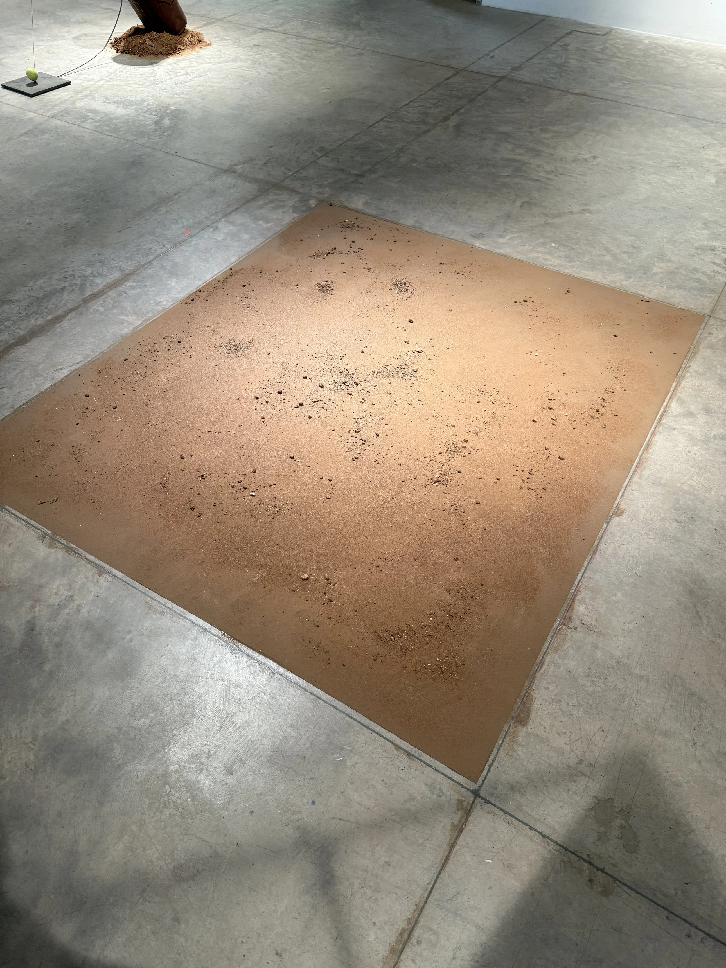 Dust Measures, Dust, .25x72x72 in, 2025