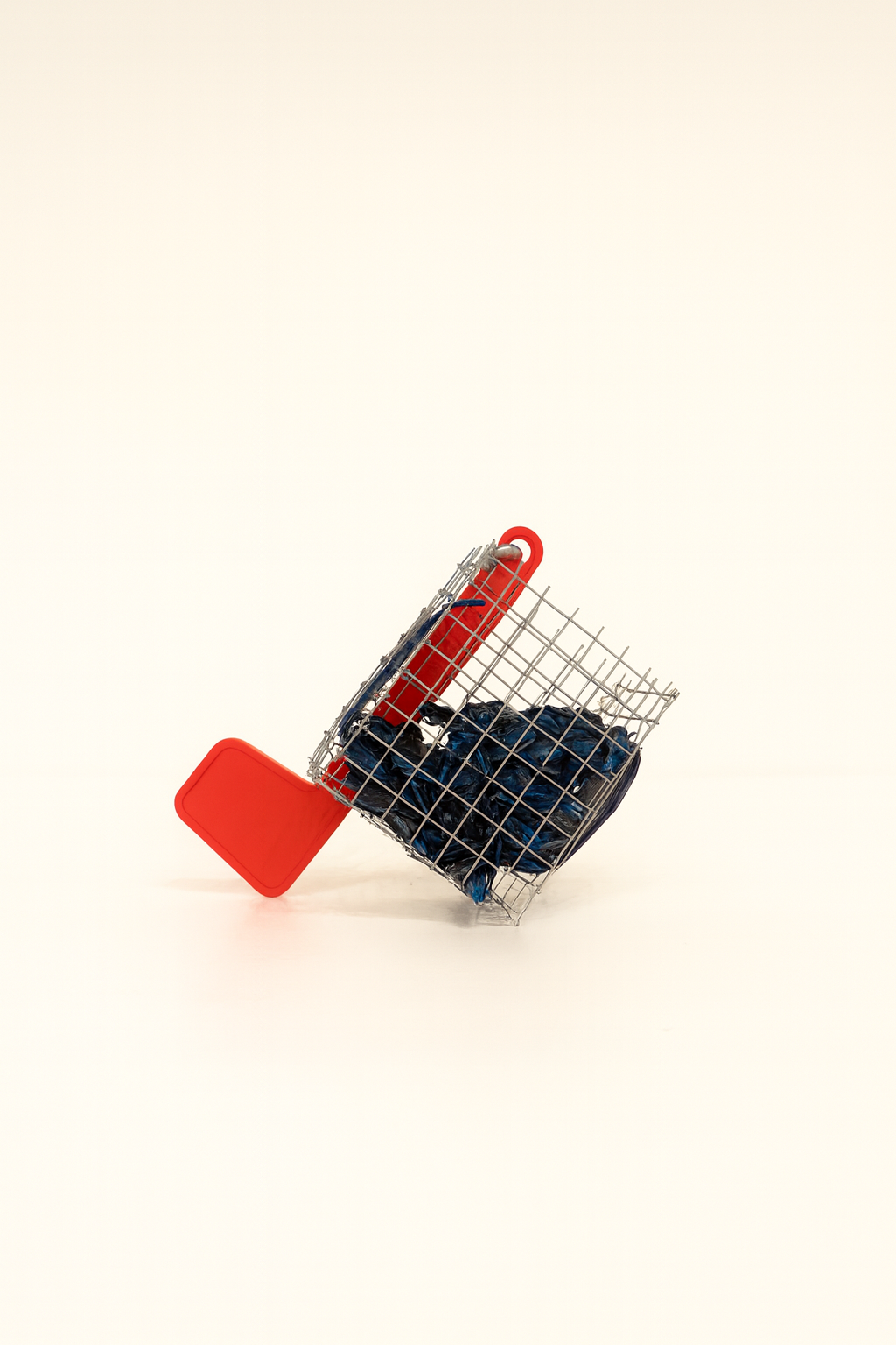 No Snack On Sunday, Postal flag, dyed sunflower seeds, wire, tarp, 7x3x7 in, 2025