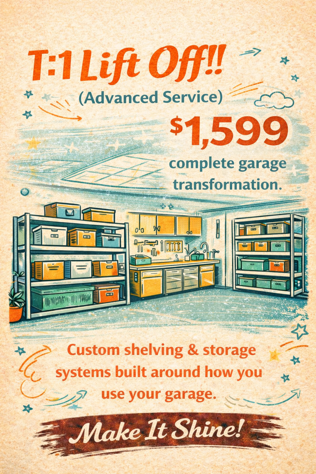 T:1 Lift Off!! (Advanced Service)