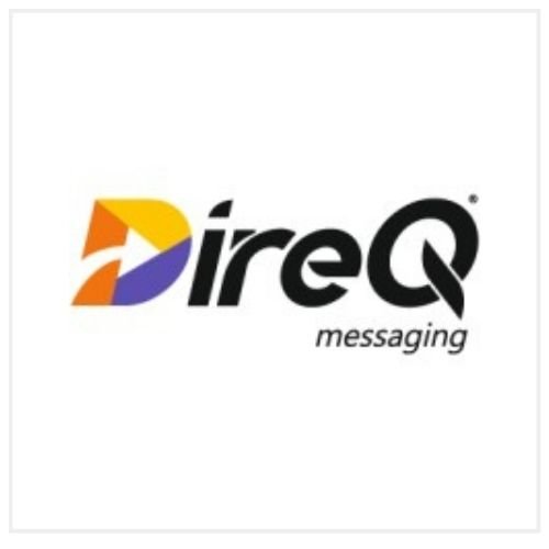 Dreo messaging logo with a stylized orange, yellow, purple, and white icon and the word 'ireQ' in black, with 'messaging' underneath.