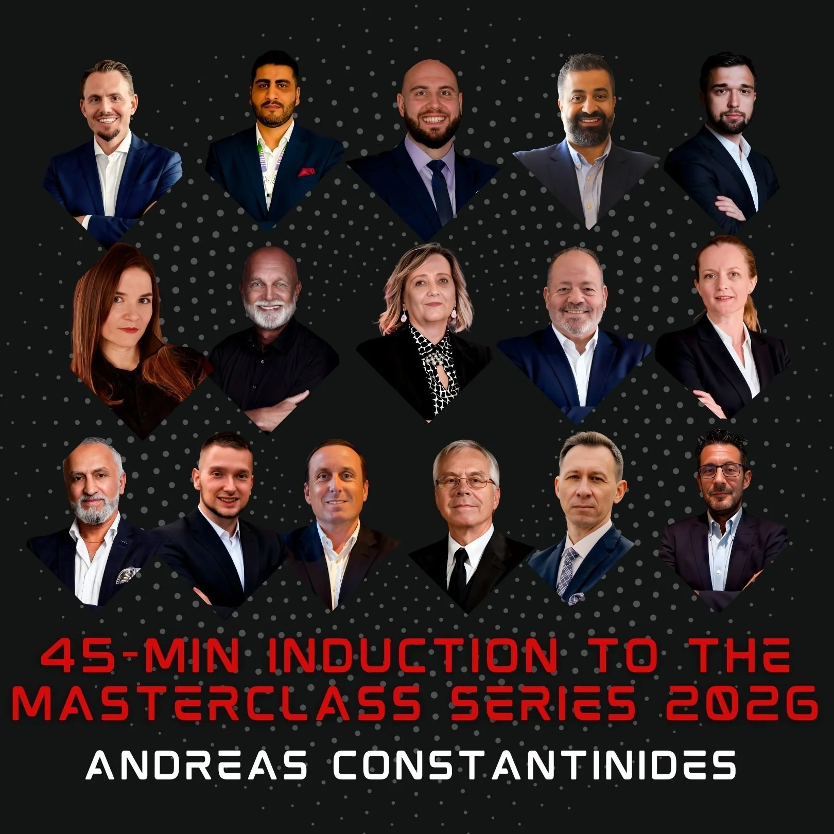 INDUCTION TO MASTERCLASS SERIES 2026