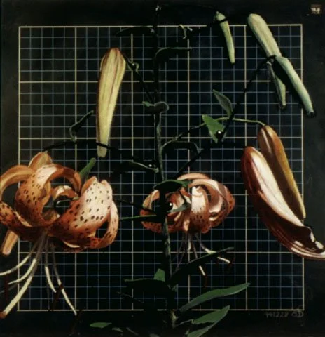 나리, 1994, Oil pastel on chalkboard
47 1/4 x 47 1/4 inches (120 x 120 cm)