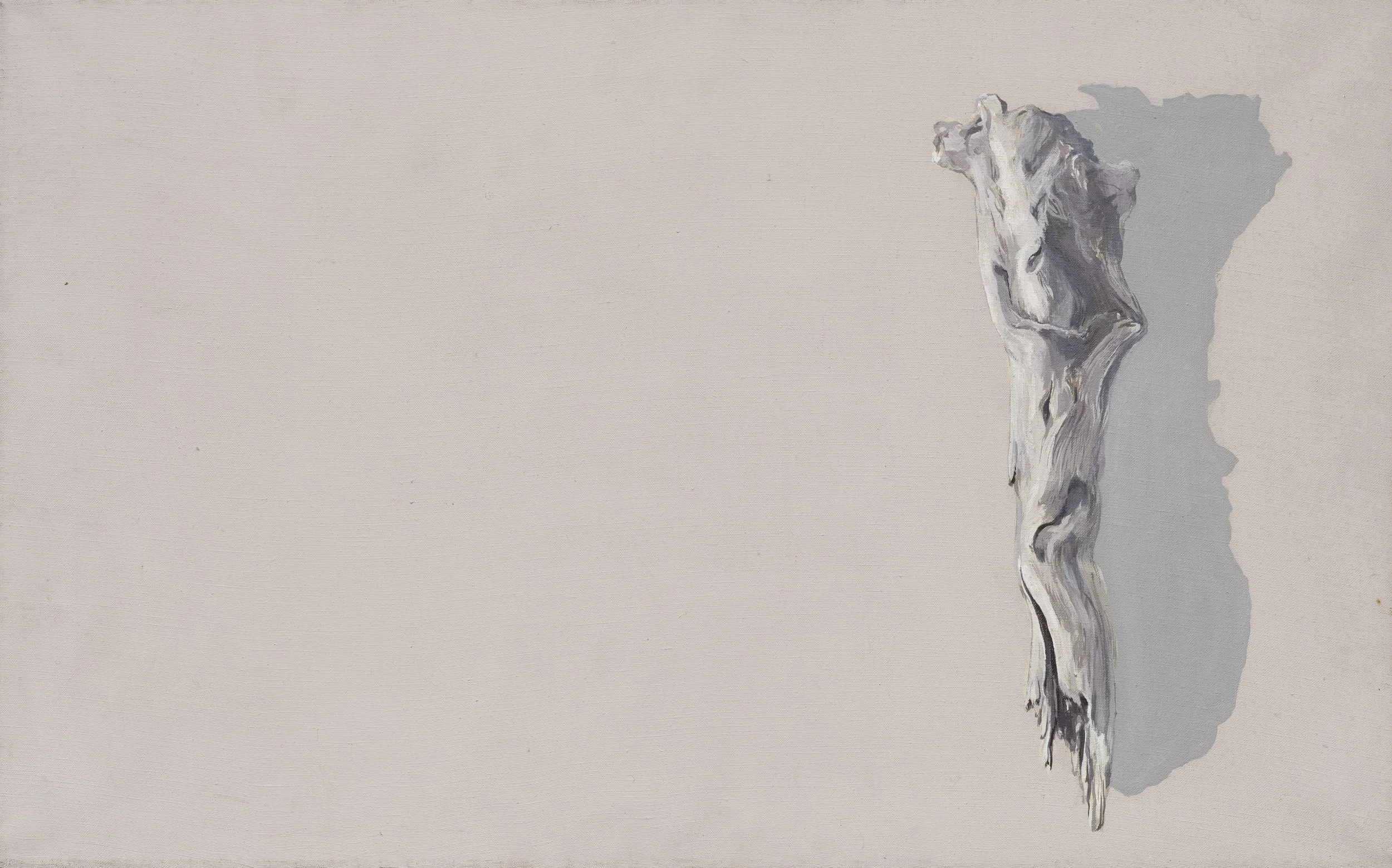 Reflection 2, 1978, Acrylic on canvas, 12 5/8 x 21 1/4 inches (32 x 54 cm)