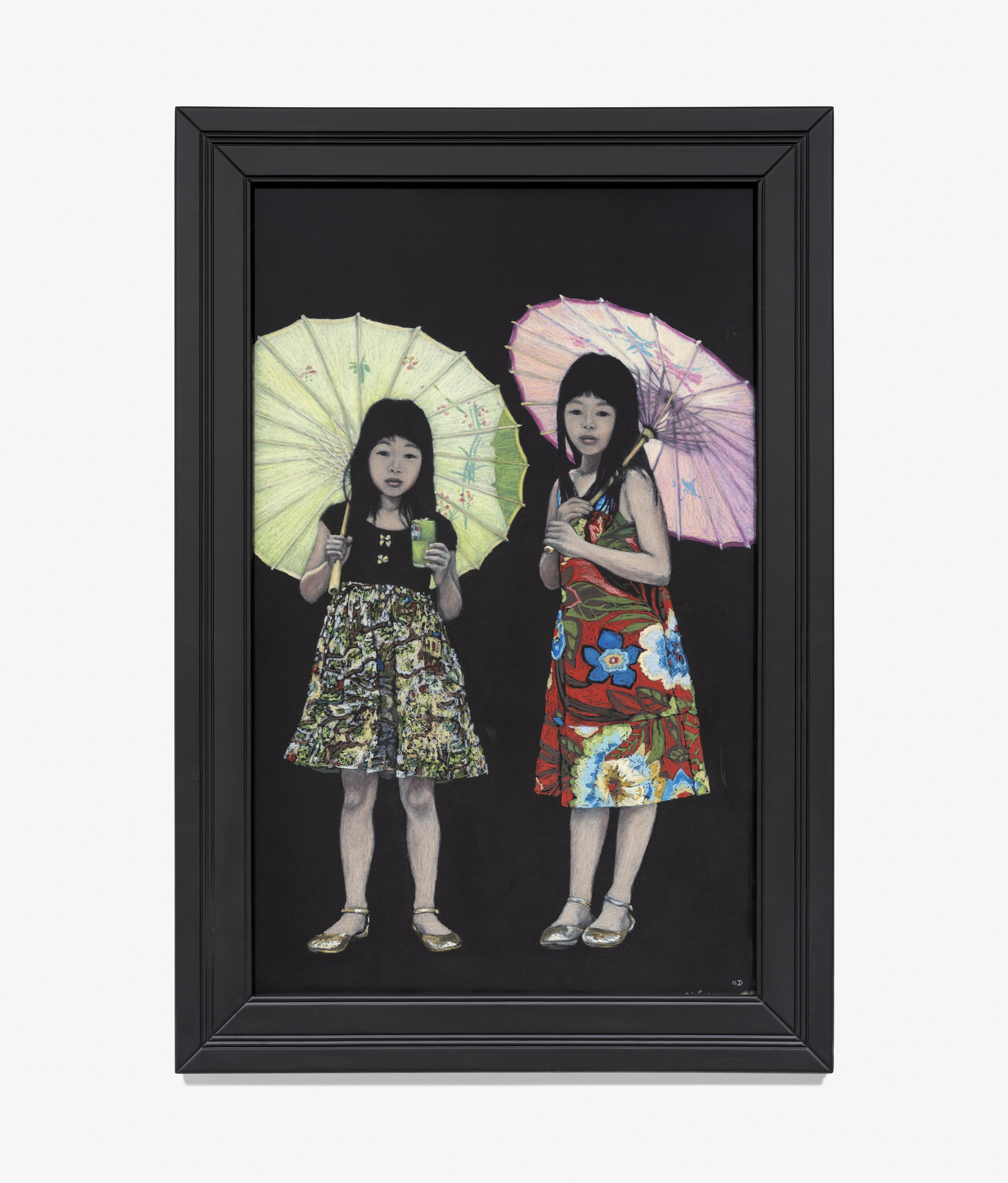 Nadri, 2012, Oil pastel on chalkboard, 31 1/2 x 19 11/16 inches (80 x 50 cm)