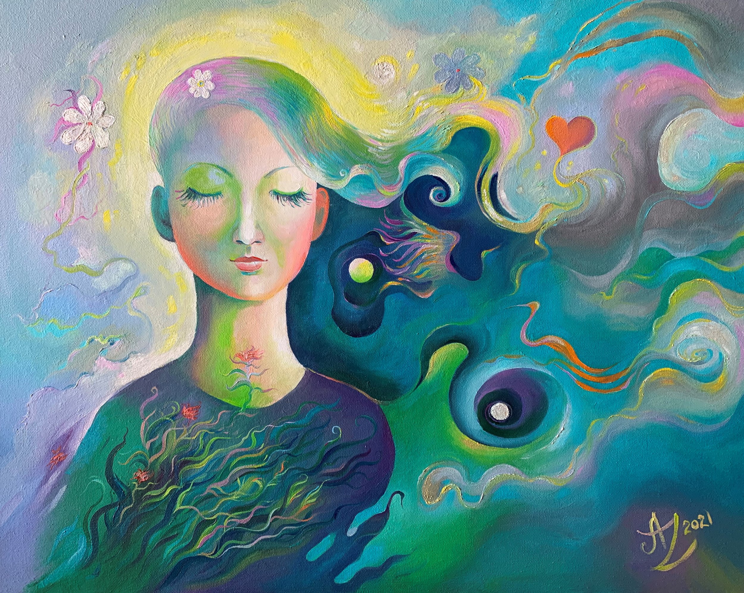 Trip Within, 20 x 16 