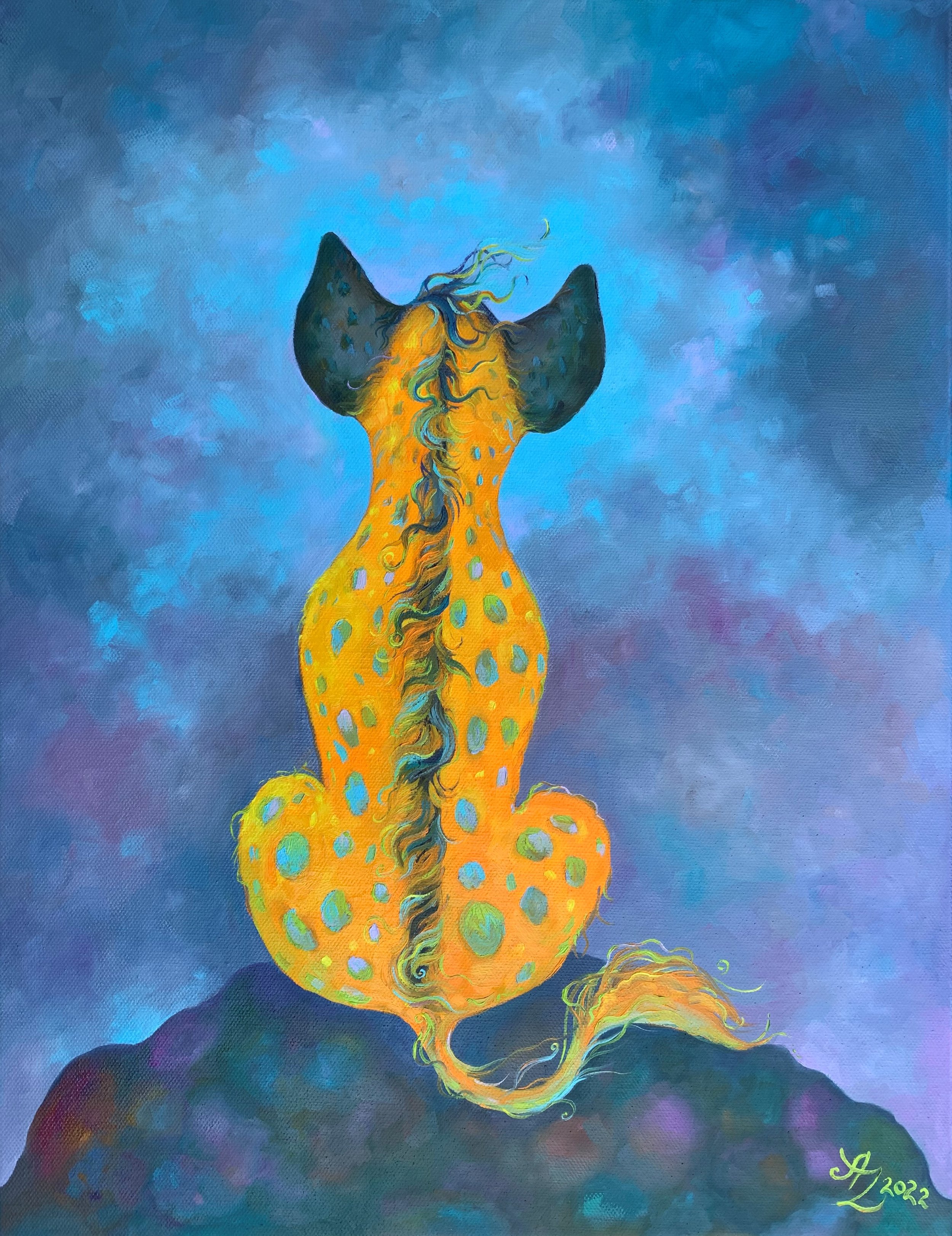 A Dreamer, 14 x 18 in