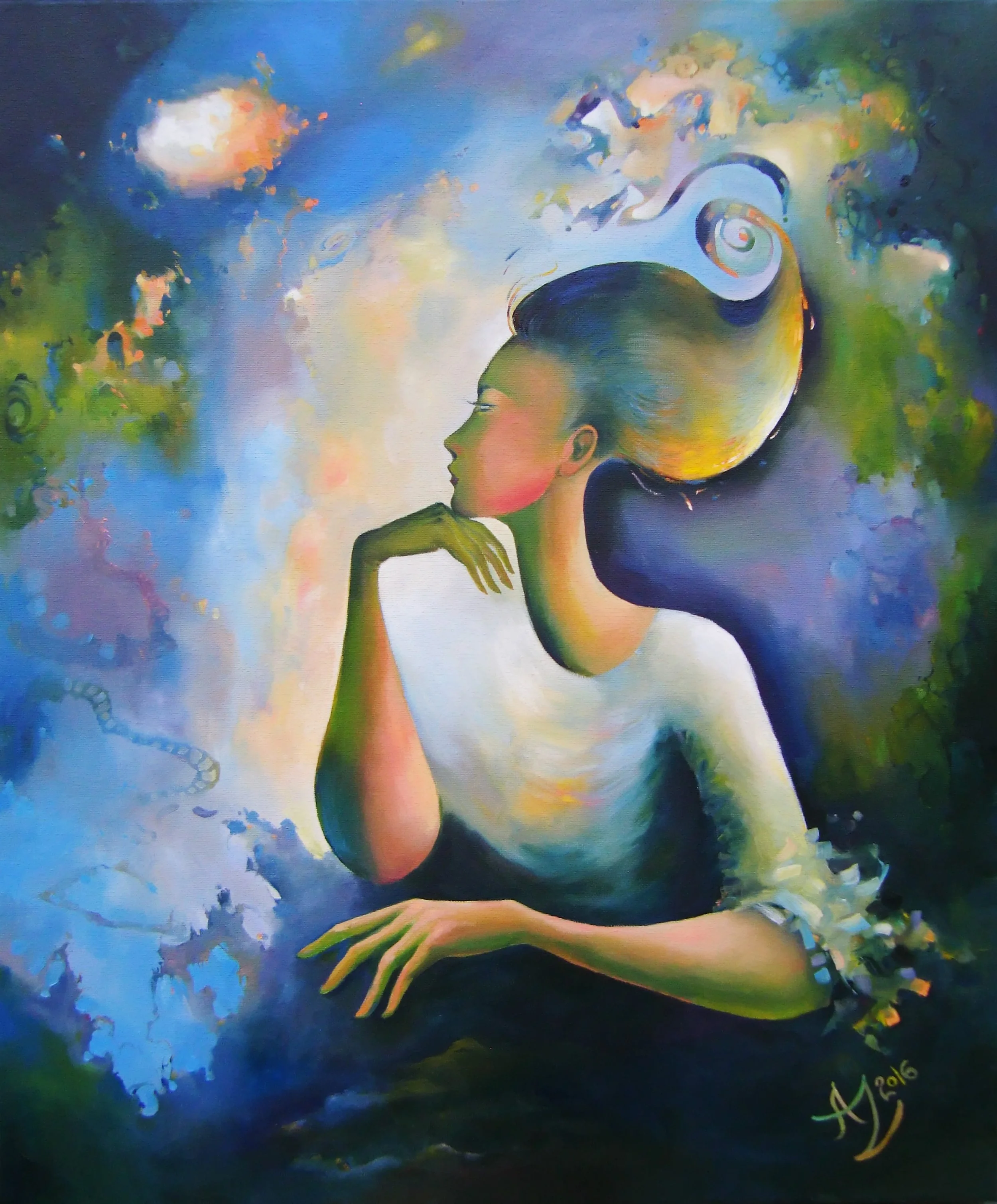 Remembering Mission, 20 x 24 in 