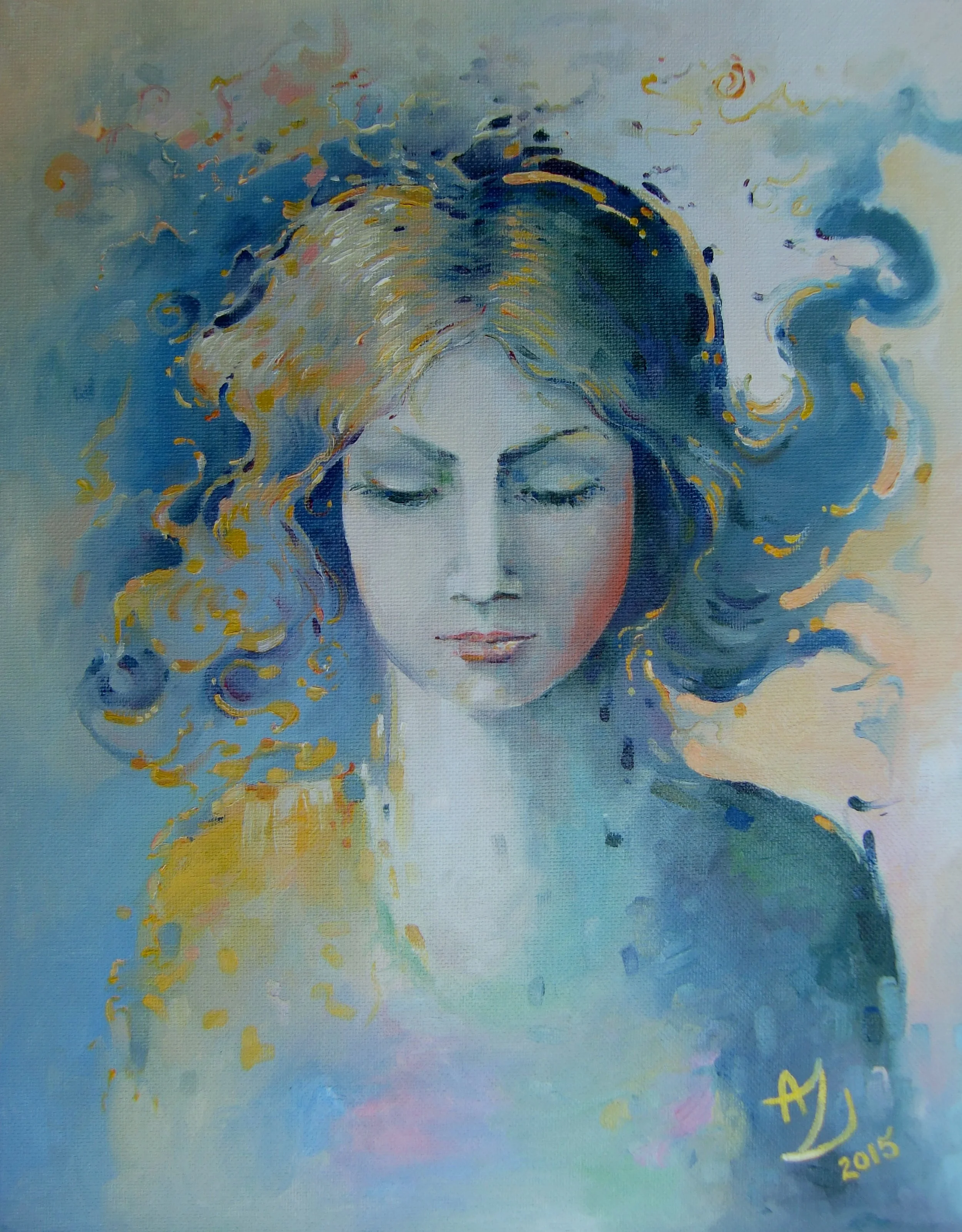 Day Dreaming, 11 x 14 in