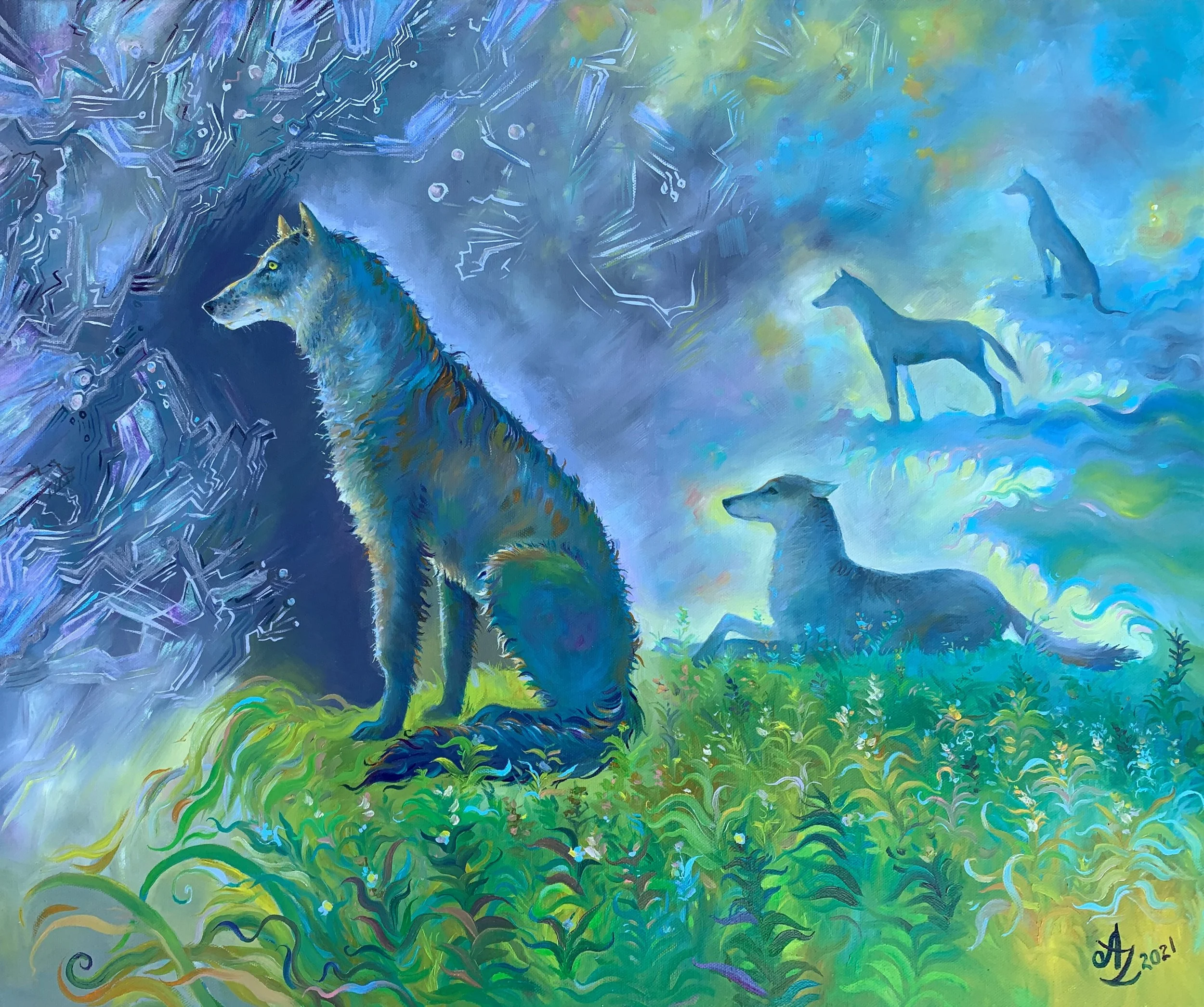 The Protectors 
24 x 20 in