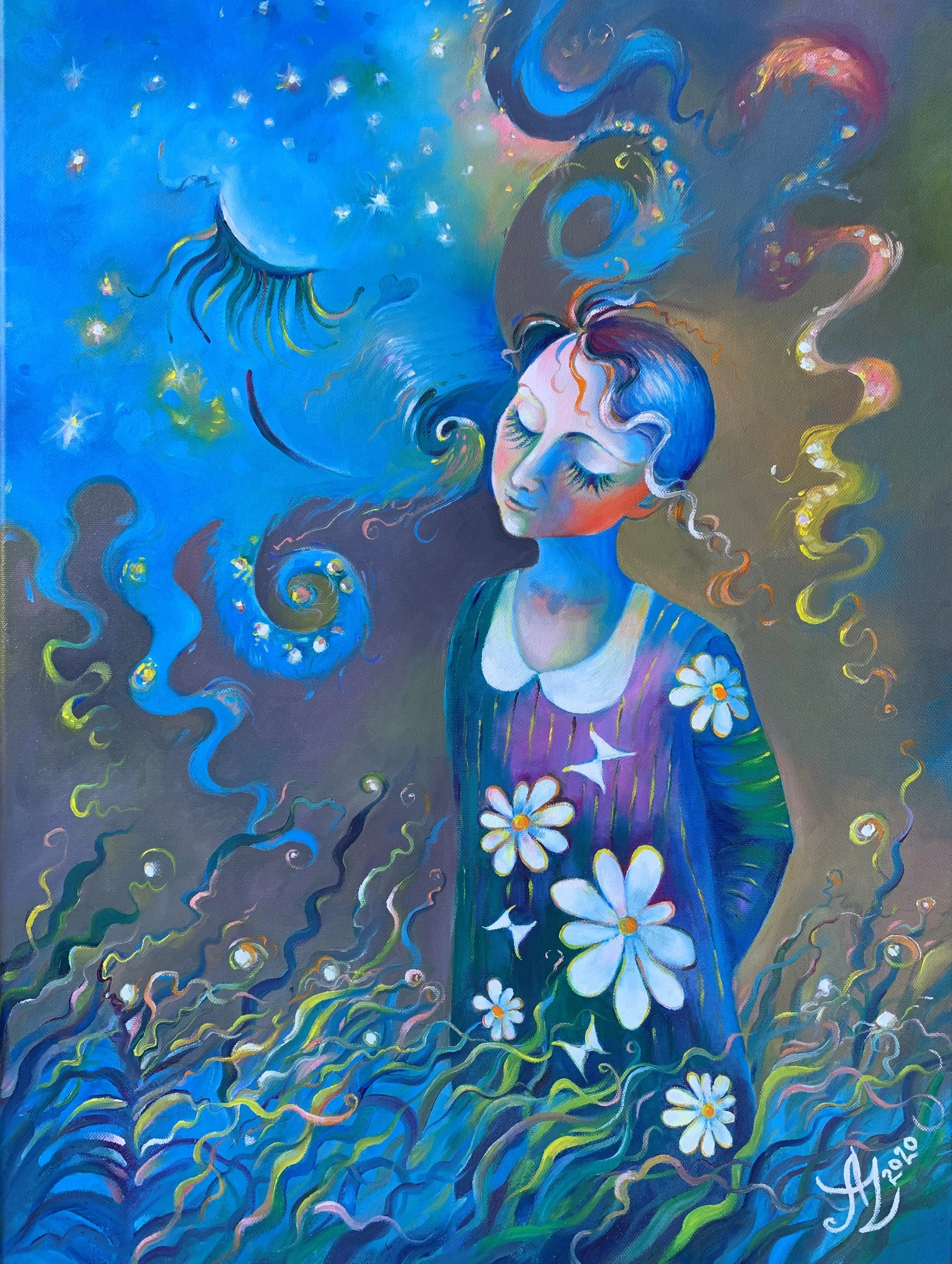 Time to Dream, 18 x 24 in