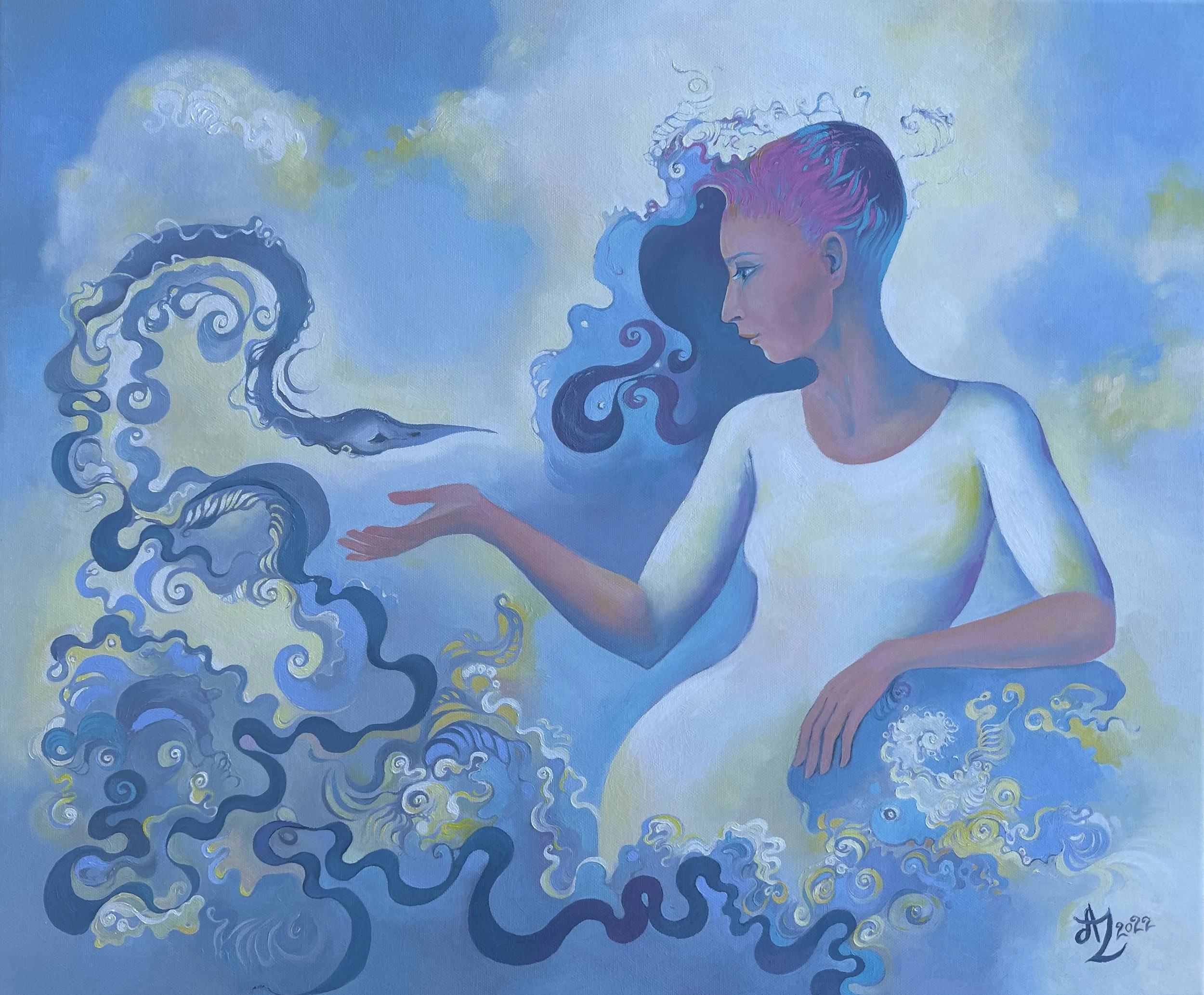 In the Clouds 
24 x 20 in