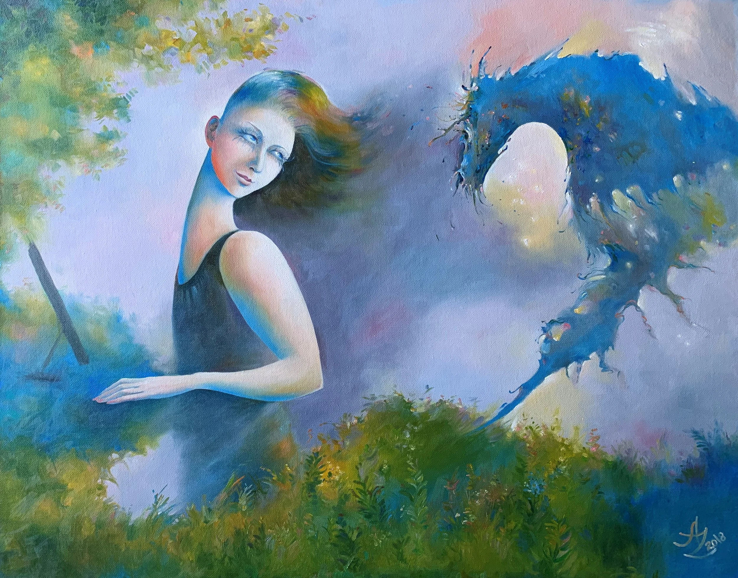 Soothing Tale, 28 x 22 in