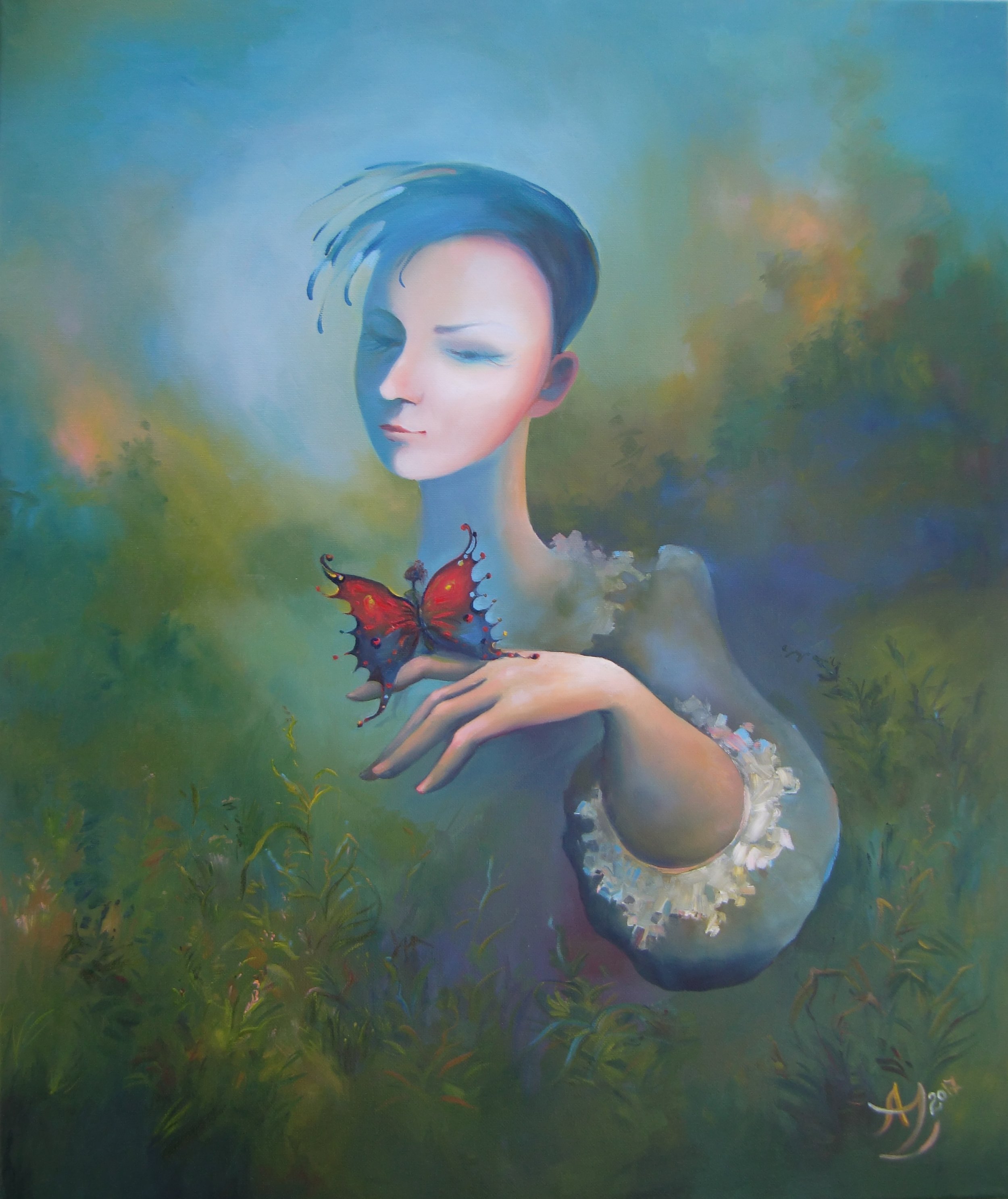 Message, 20 x 24 in
