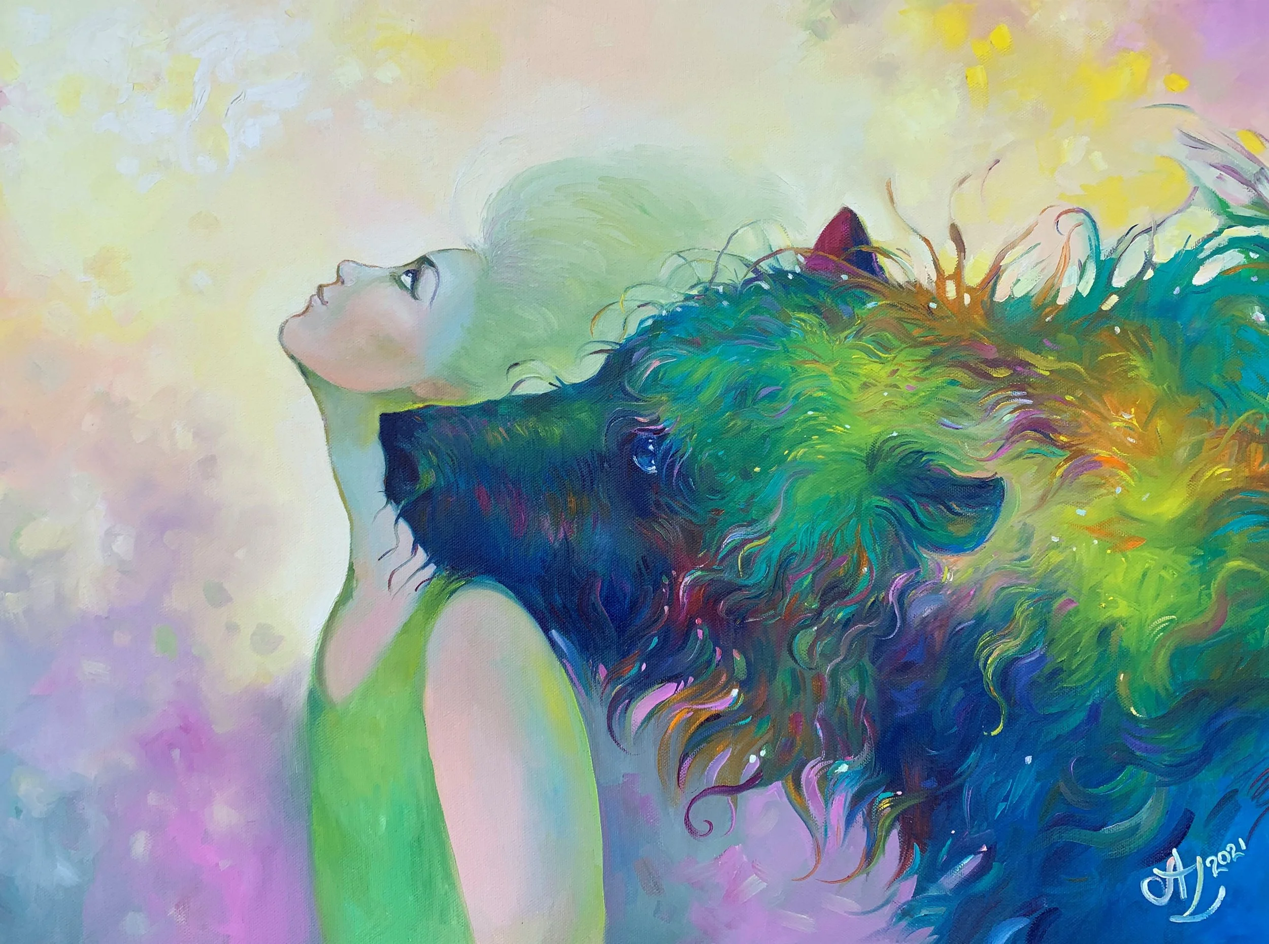 Looking for the Big Dipper 
24 x 18 in