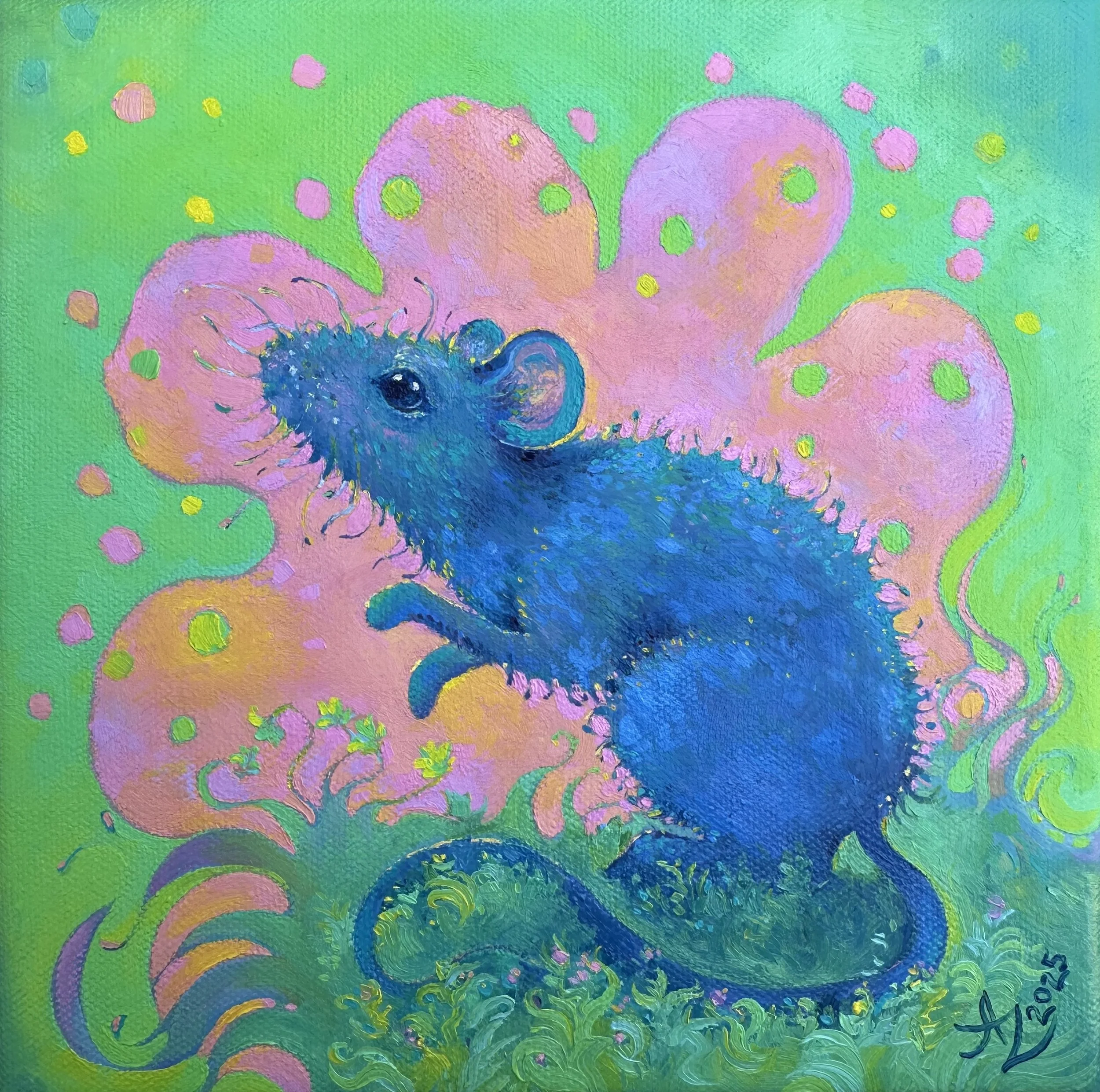 Little Mouse, 8 x 8 in