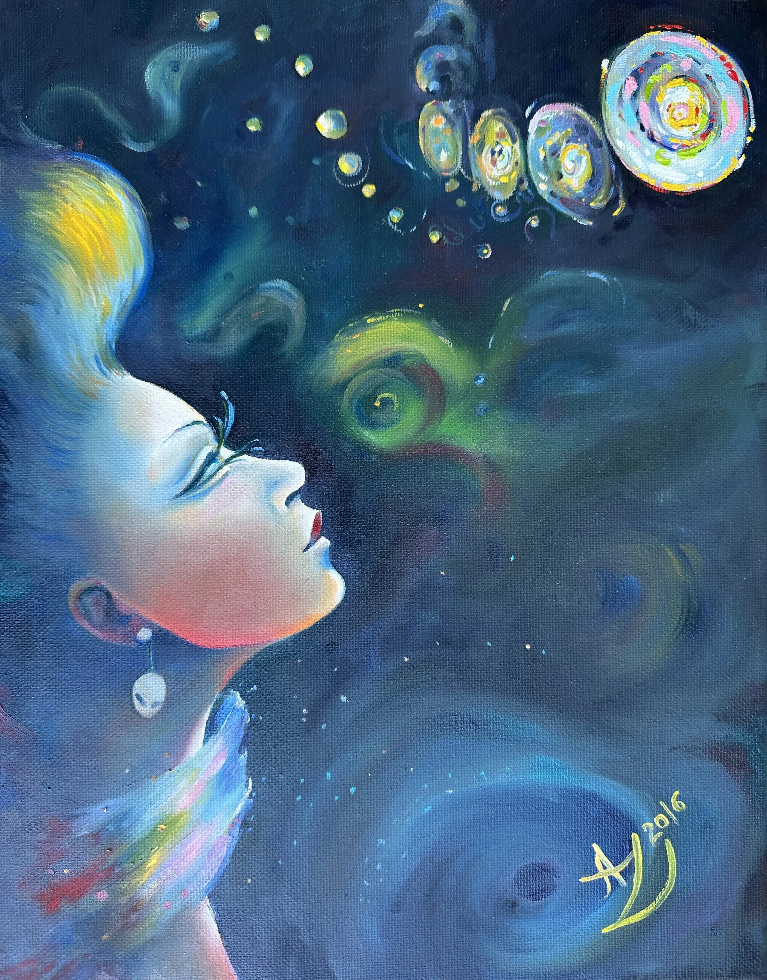 Conversation with Extraterrestrials
11 x 14 in