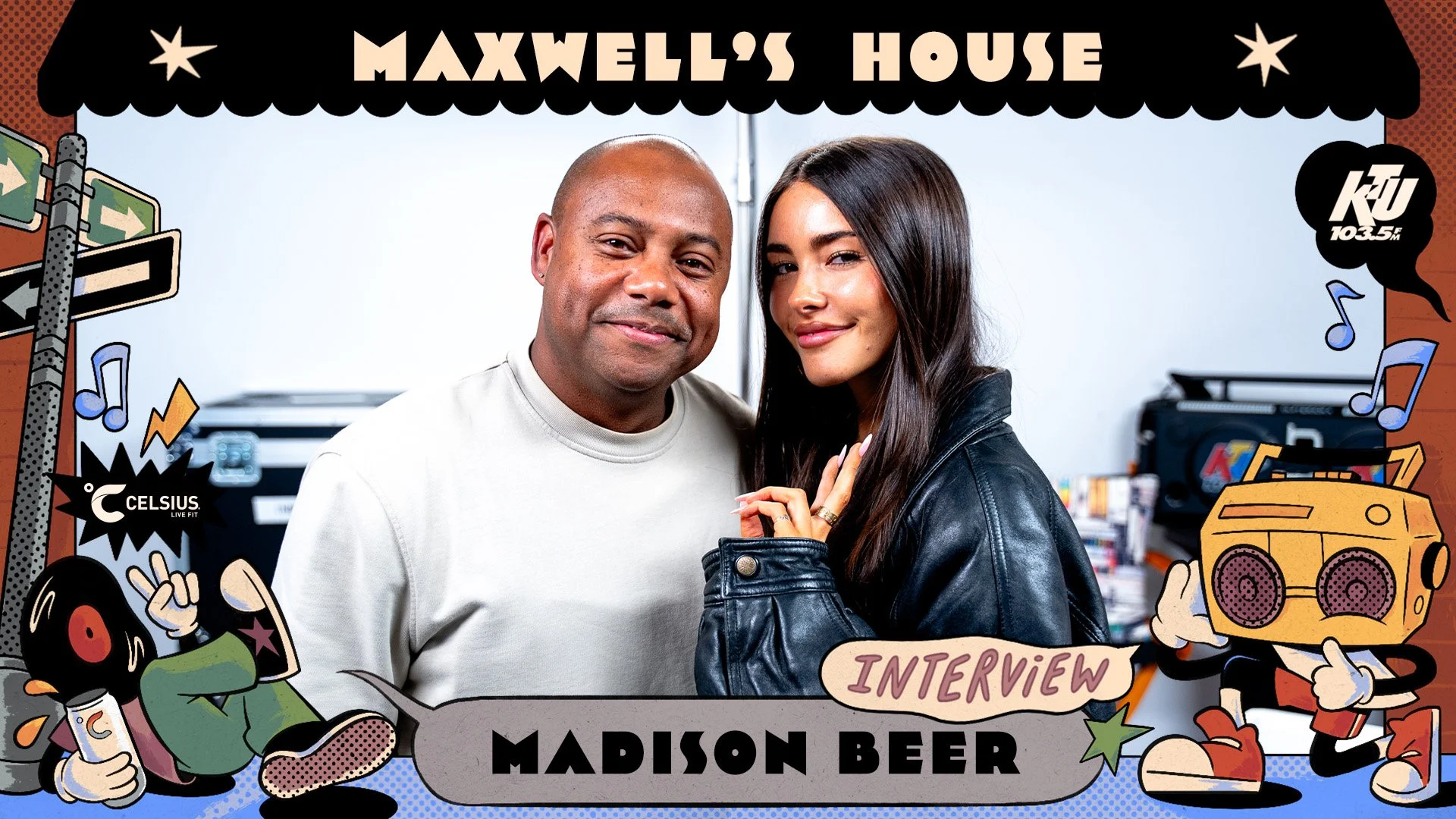 Madison Beer w/ Maxwell of 103.5KTU