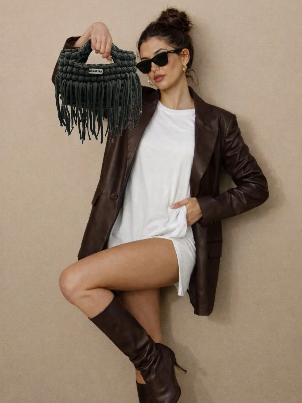 As @amandamccants would say, &ldquo;Just be hot&rdquo; &hellip; while carrying our KATIA fringe bag, obviously.