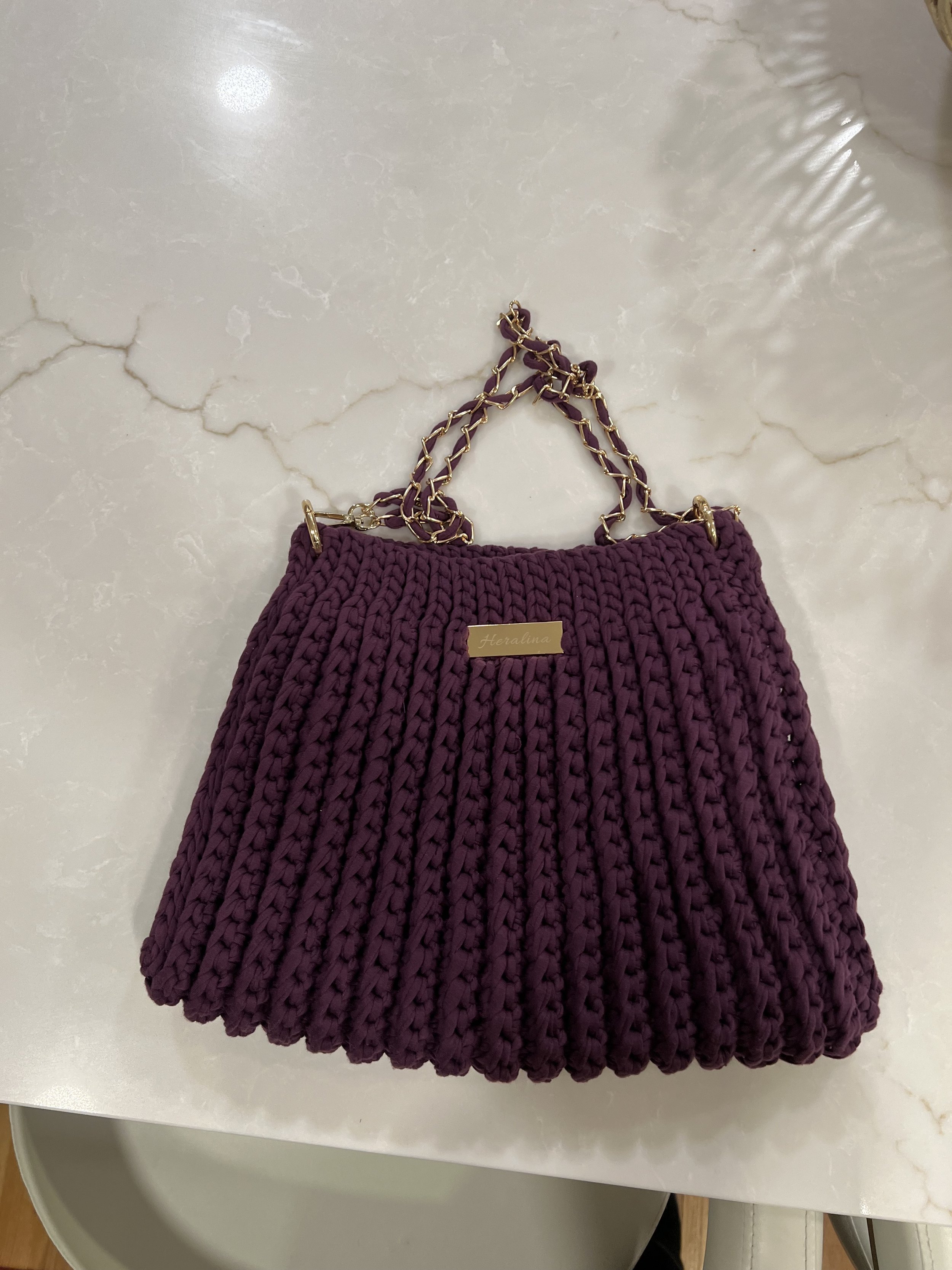 Velvet Dusk Chain Bag