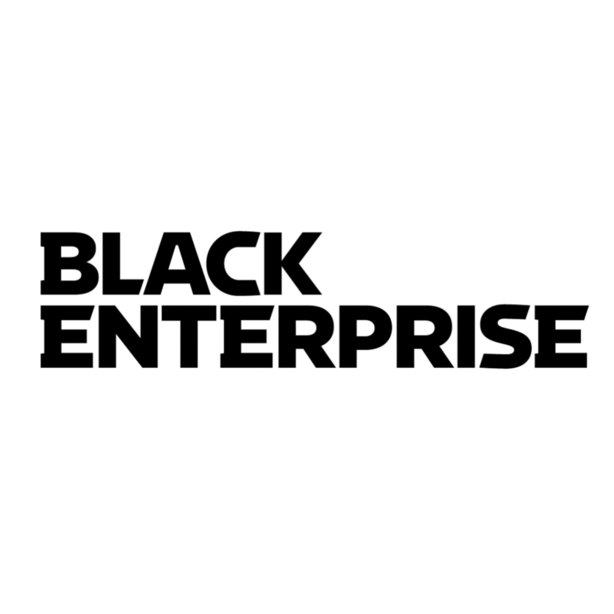 Black Enterprise logo with bold black letters on a white background