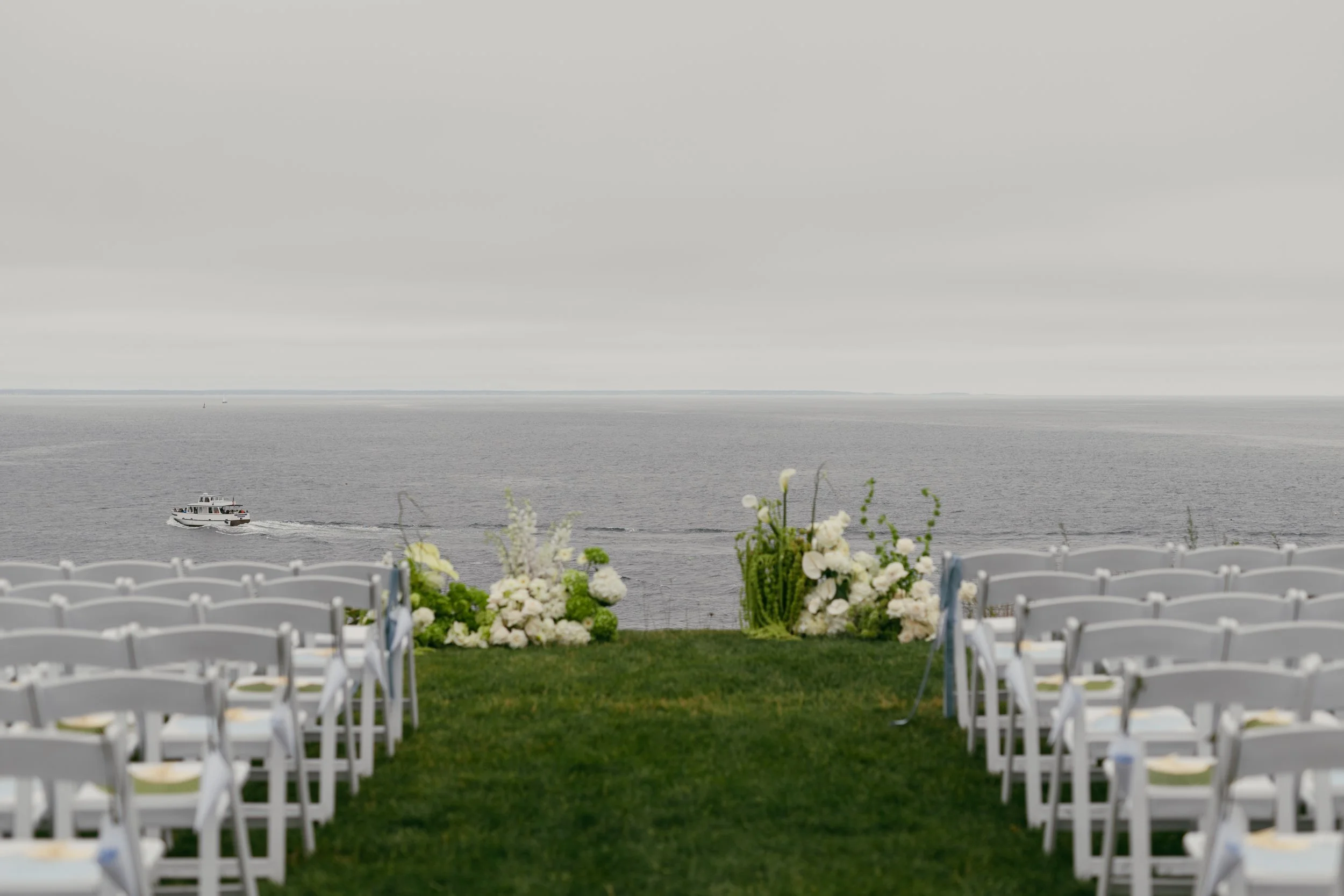 Rustic table setting at one of Laurie’s customers wedding.